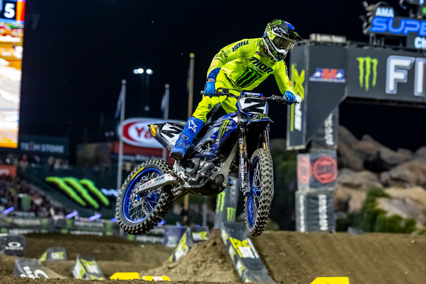 ALPINESTARS TOP SIX LOCK-OUT AS COOPER WEBB SNATCHES 450 TRIPLE CROWN AT ANAHEIM 2 SUPERCROSS, CALIFORNIA