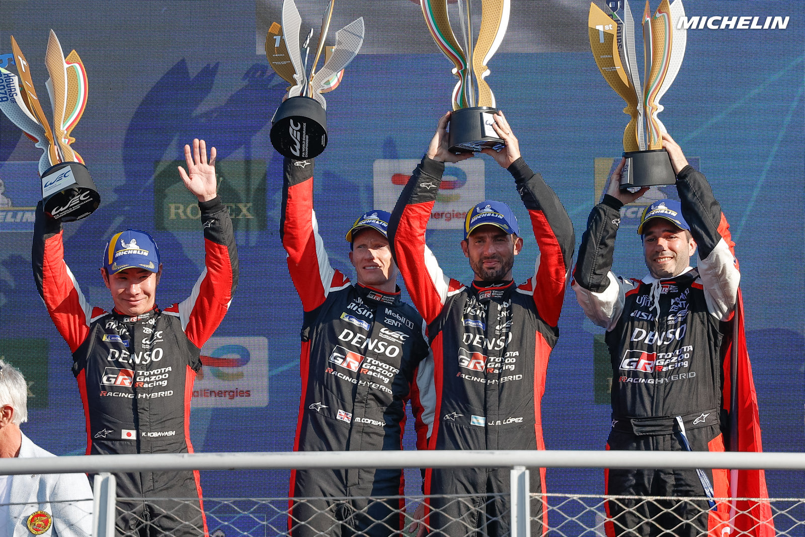 MIKE CONWAY, KAMUI KOBAYASHI AND JOSE MARIA LOPEZ ARE IN A CLASS OF THEIR OWN IN WORLD ENDURANCE CHAMPIONSHIP RACE AT MONZA, ITALY