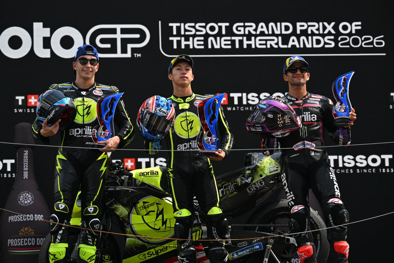 ALPINESTARS TOP NINE LOCK-OUT AS AI OGURA WINS MOTOGP RACE AT ASSEN, THE NETHERLANDS; RAUL FERNANDEZ SECOND AND JORGE MARTIN THIRD