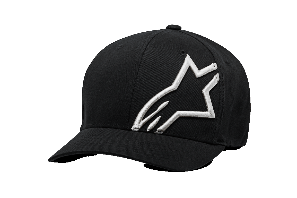 Corp Shift 2 Curved Bill Hat - BLACK SPORTSWEAR Hats | Alpinestars