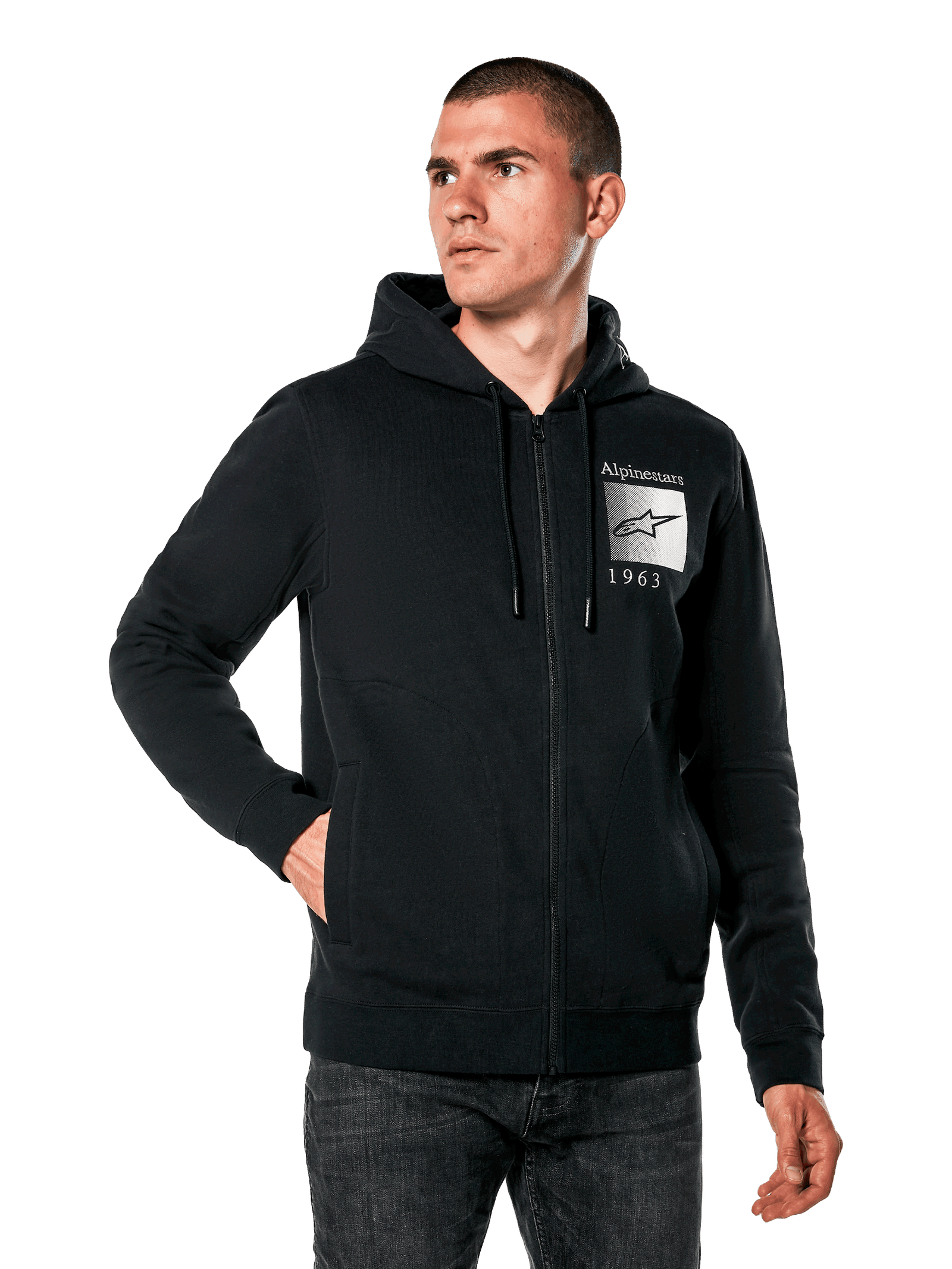 Quest Hoodie BLACK SPORTSWEAR Hoodies Pullovers Alpinestars