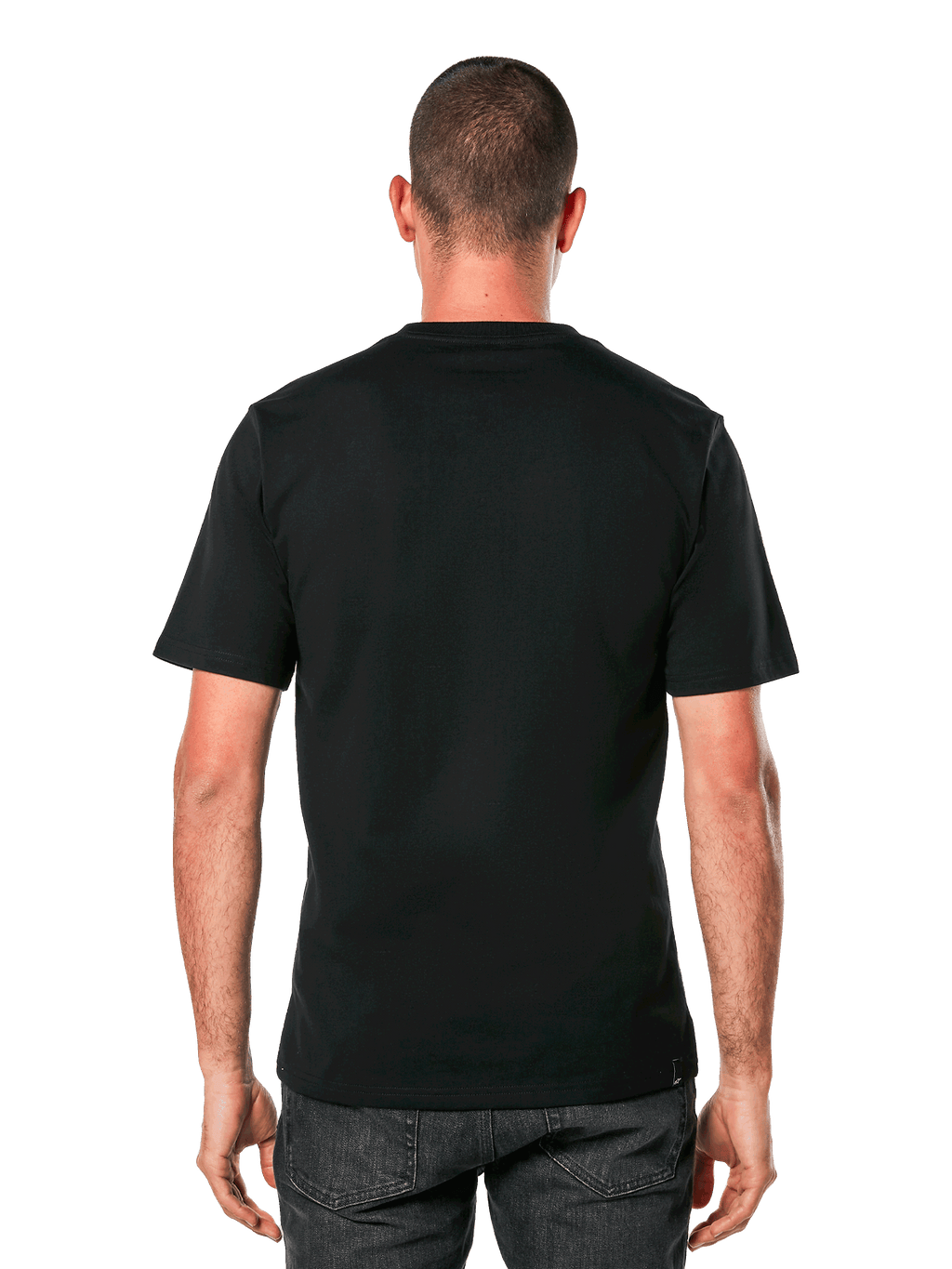 Alpinestars Ageless Shadow CSF Tee, Short Sleeve T-Shirt, Black, Rear View, Casual Motorsport Streetwear