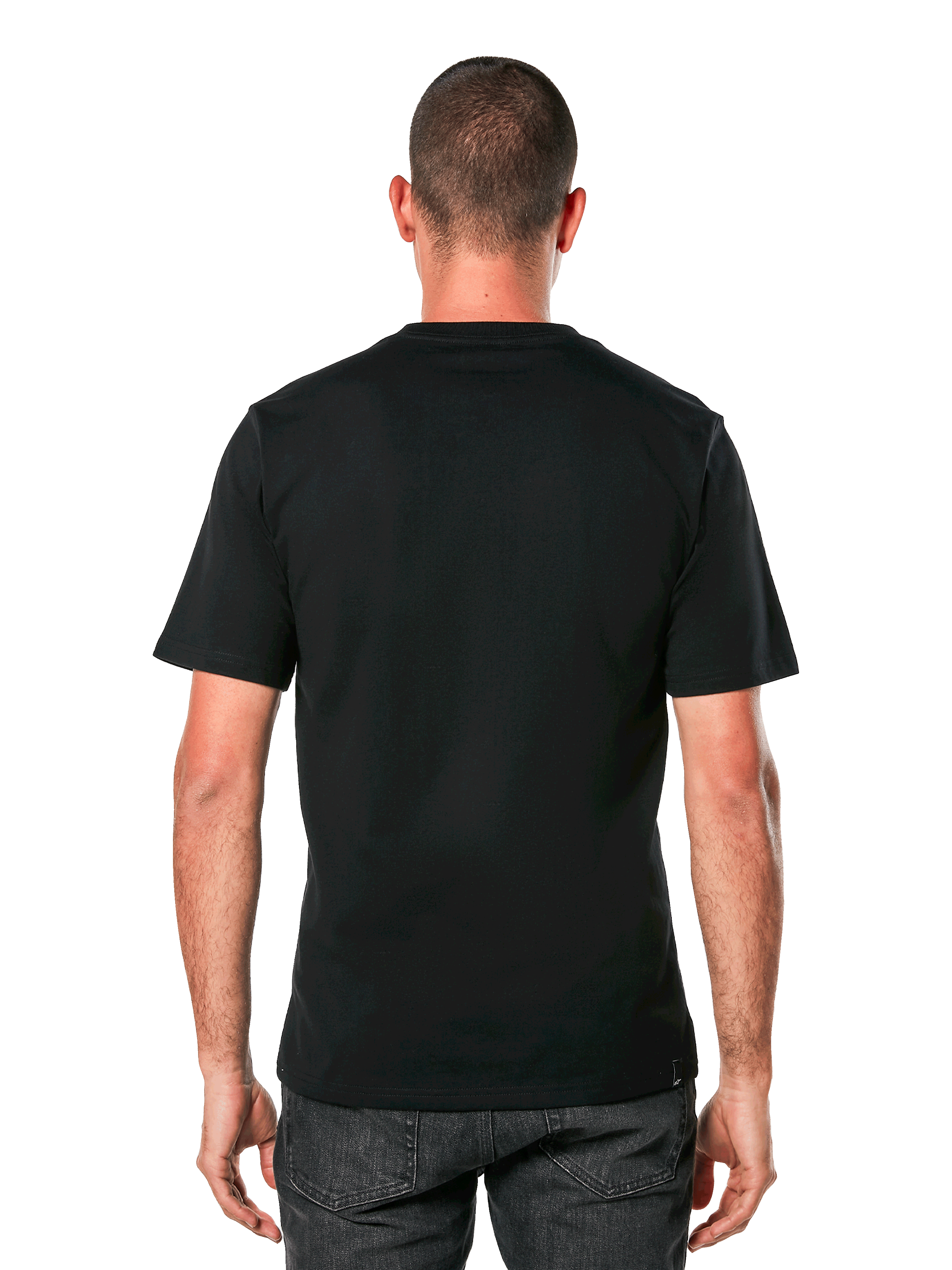 Alpinestars Ageless Shadow CSF Tee, Short Sleeve T-Shirt, Black, Rear View, Casual Motorsport Streetwear