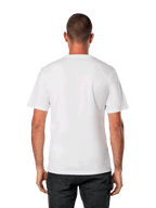 Alpinestars Always 2.0 CSF Tee, Short Sleeve T-Shirt, White, Back view on model, casual motorsport streetwear