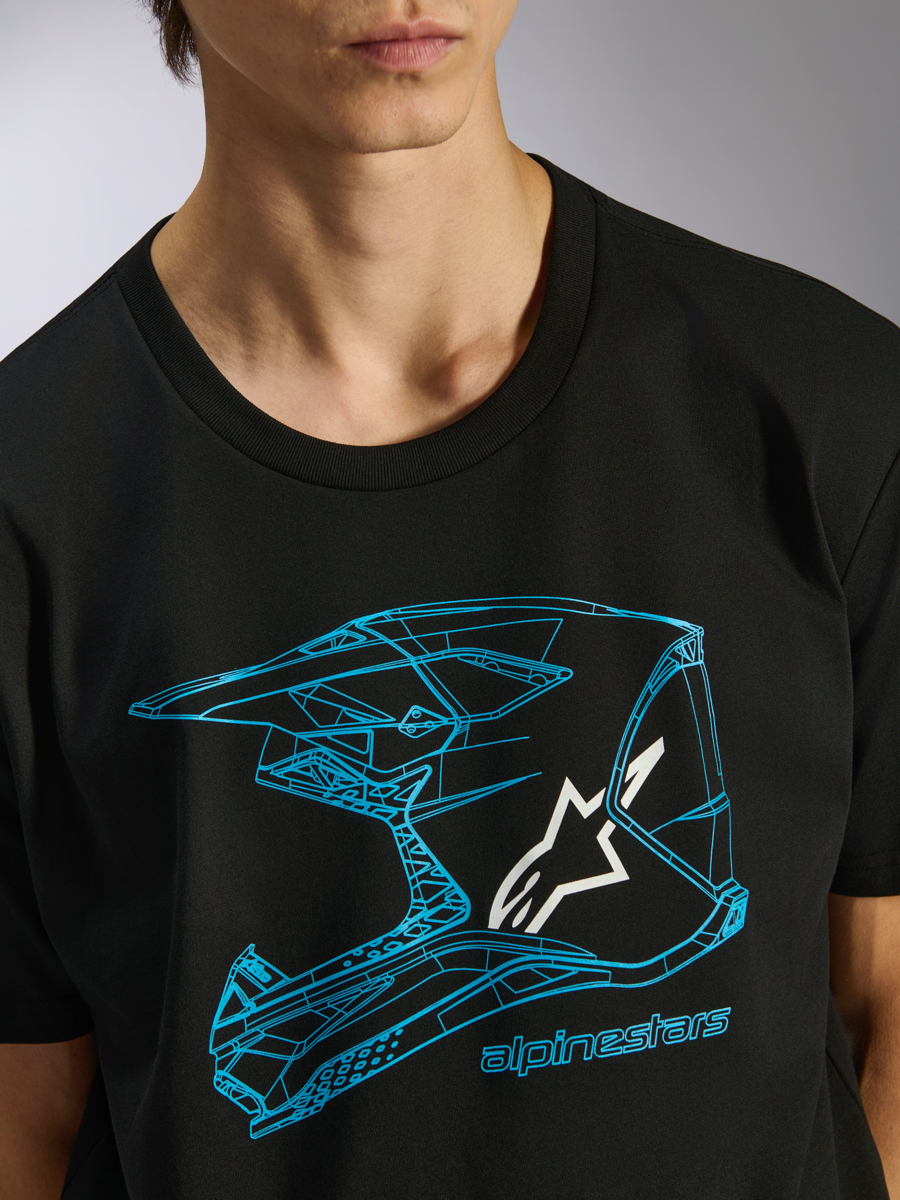 Mx Helmet CSF Tee - Motorcycle Tees | Alpinestars®