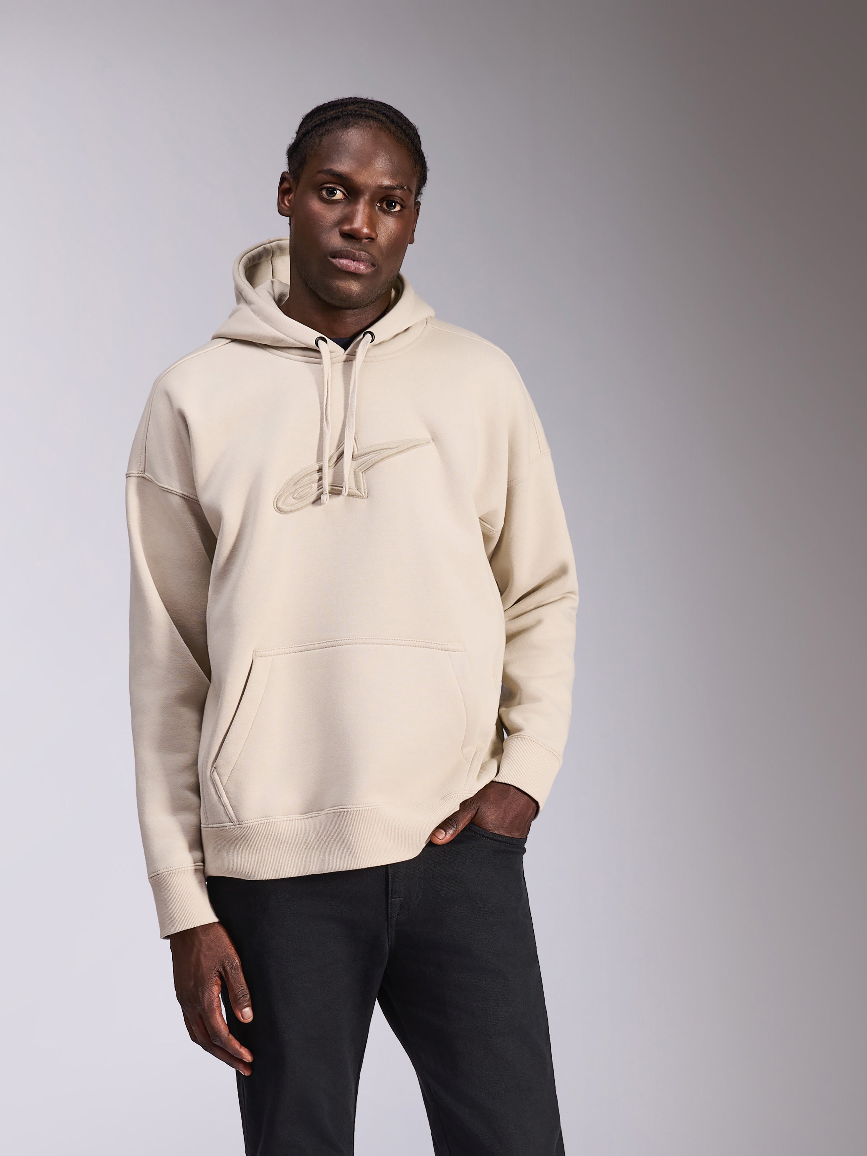 HOODED SWEAT ALL IN ONE BEIGE⚠️5月末まで値引き中 Emergent Oversized Hoodie | Alpinestars®