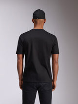 Alpinestars Plate CSF Tee, Short Sleeve T-Shirt, Black, Back View, Casual Motorsport Sportswear