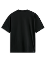 Alpinestars Authority CSF Tee, Short Sleeve T-Shirt, Black, Back View, Plain with Small Hem Label, Casual Motorsport Streetwear
