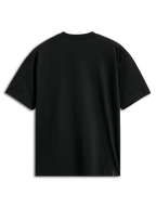 Alpinestars Verdure Camo CSF Tee, Short Sleeve T-Shirt, Black, Back view, Plain design with a small logo tag at the hem, Casual motorsport-inspired streetwear