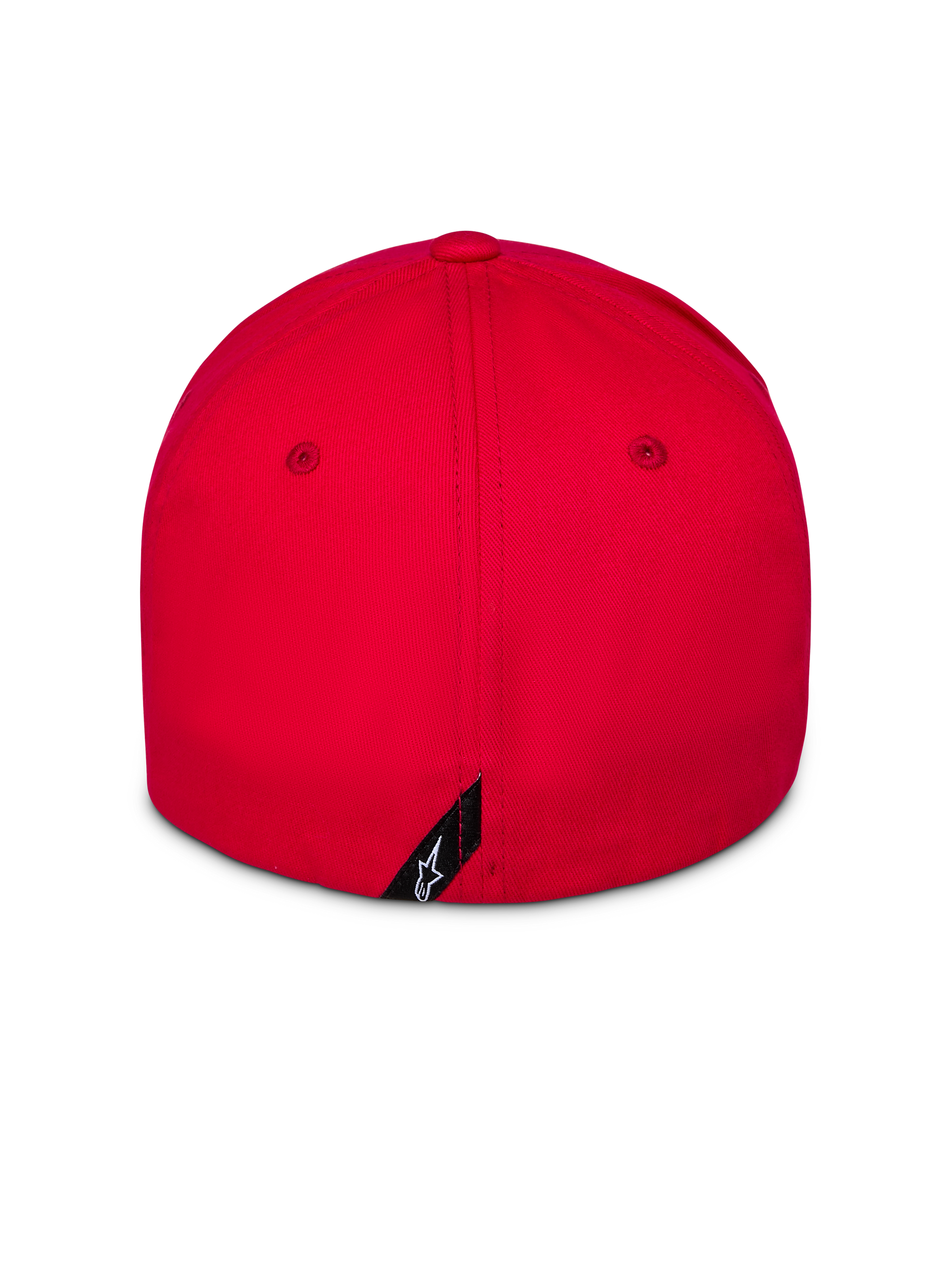 Alpinestars Pivot Hat, Red, Rear View, Flex Back Fit, Structured Crown, Small Astars Logo Label, Casual Sportswear