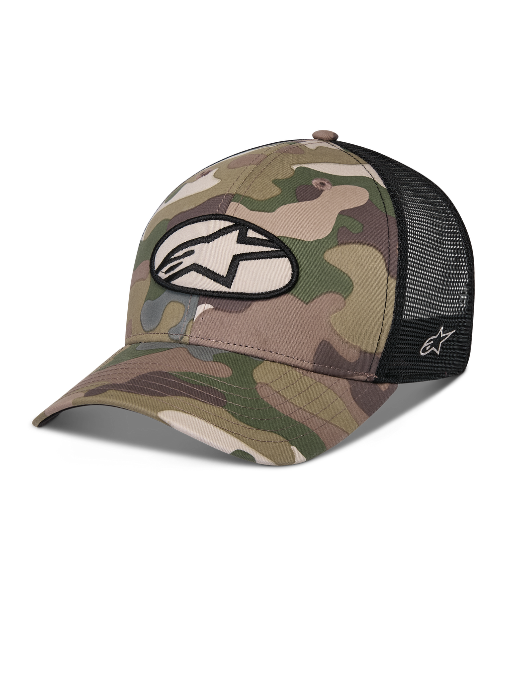 Oblique Camo Trucker Hat | Alpinestars®
