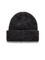 Alpinestars Unload Rib Cuff Beanie in Charcoal Gray Melange, knit jersey stitch and shallow fit sportswear hat.