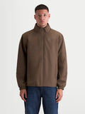 Alpinestars Overhaul Racer Jacket, Men's Sportswear Jacket, Walnut Brown, lightweight casual outerwear featuring a hidden packable hood, reverse coil front zipper, and a mesh-lined body for everyday comfort.