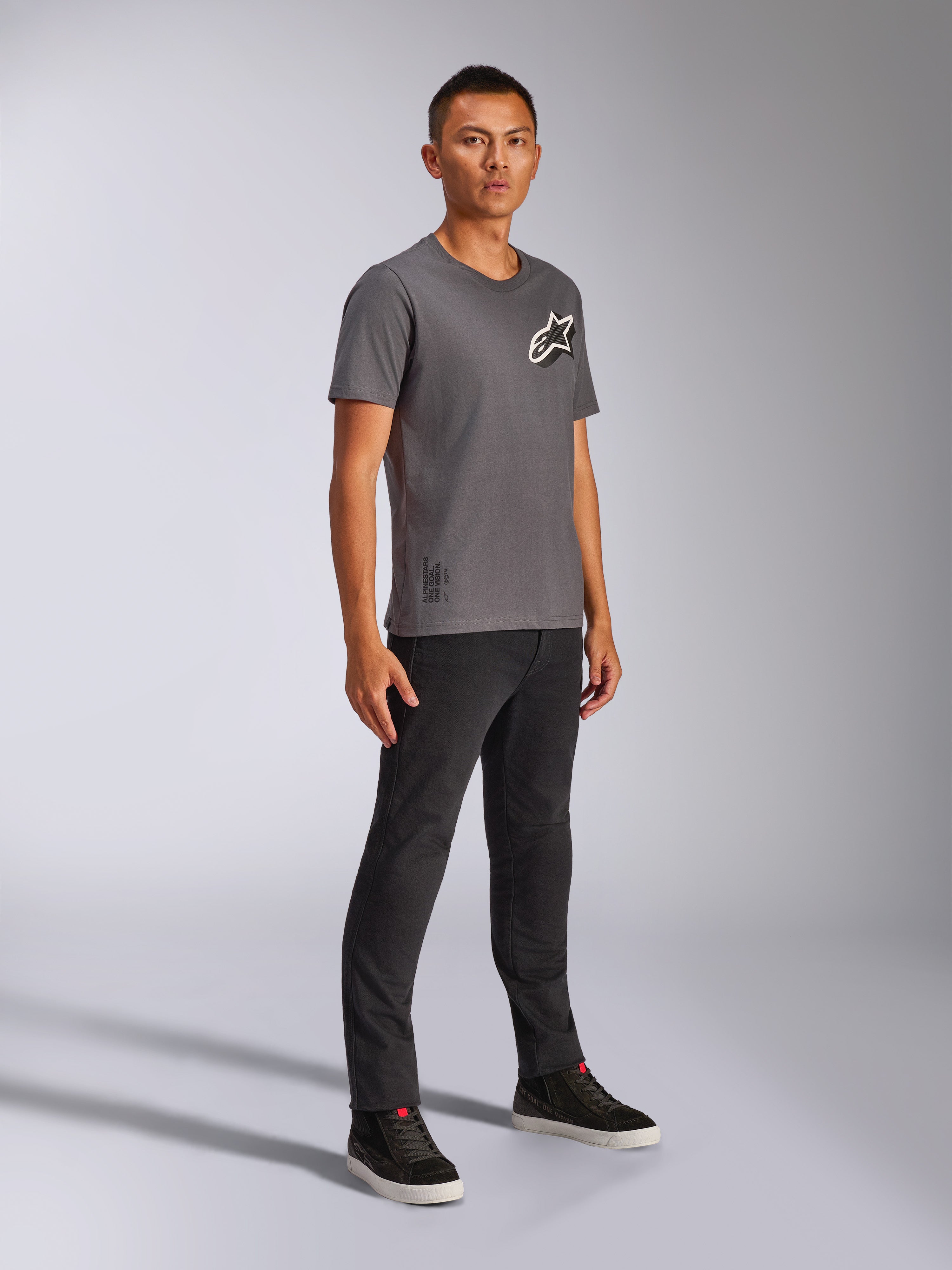 チャコール　tee Shaded CSF Tee - Short Sleeve | Alpinestars®