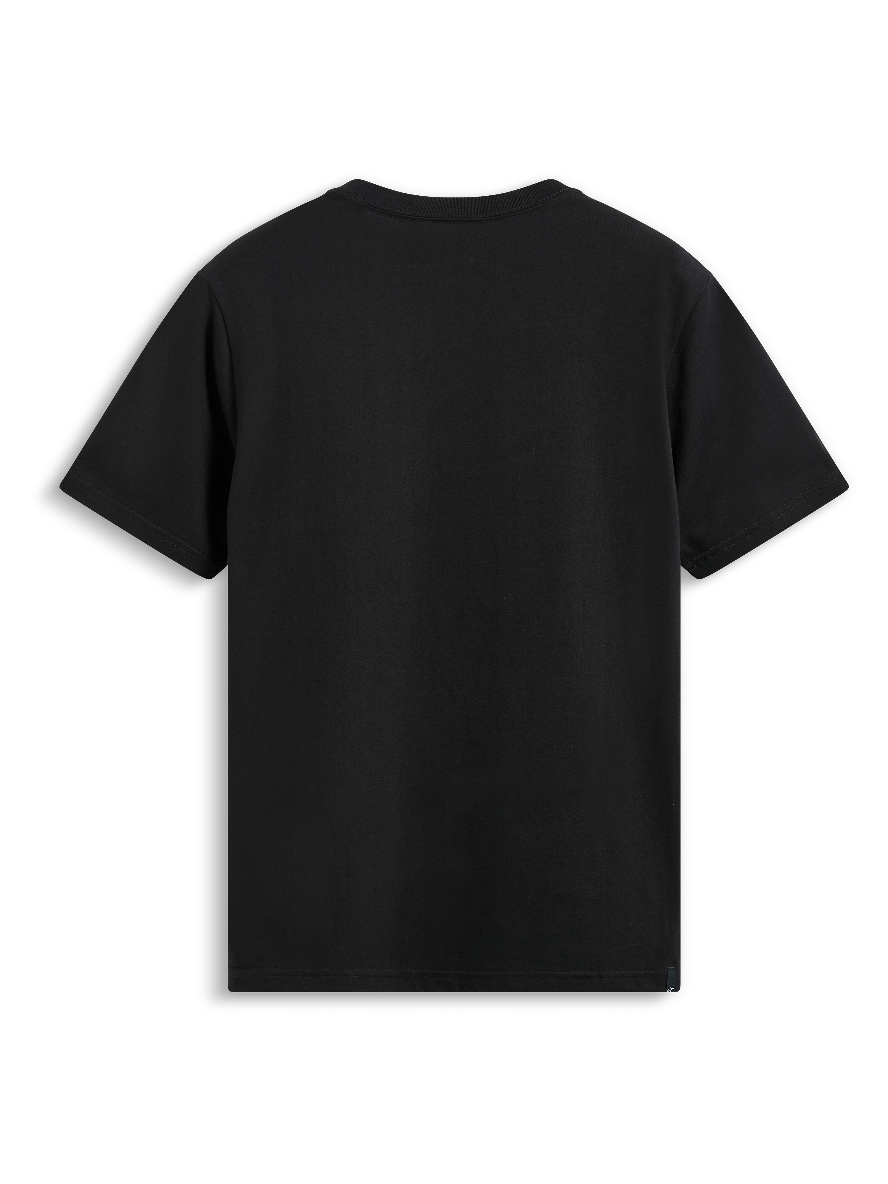 Alpinestars Fasting CSF Tee, Short Sleeve T-Shirt, Black, Rear view, plain back, casual motorsport streetwear