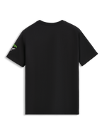 Alpinestars Entitled CSF Tee, Short Sleeve T-Shirt, Black, Rear view showing clean design with small branding on the sleeve, Casual Motorsport Sportswear