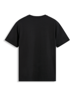 Alpinestars Tech Boot CSF T-Shirt, unisex black casual sportswear tee, back view, cotton-polyester blend.