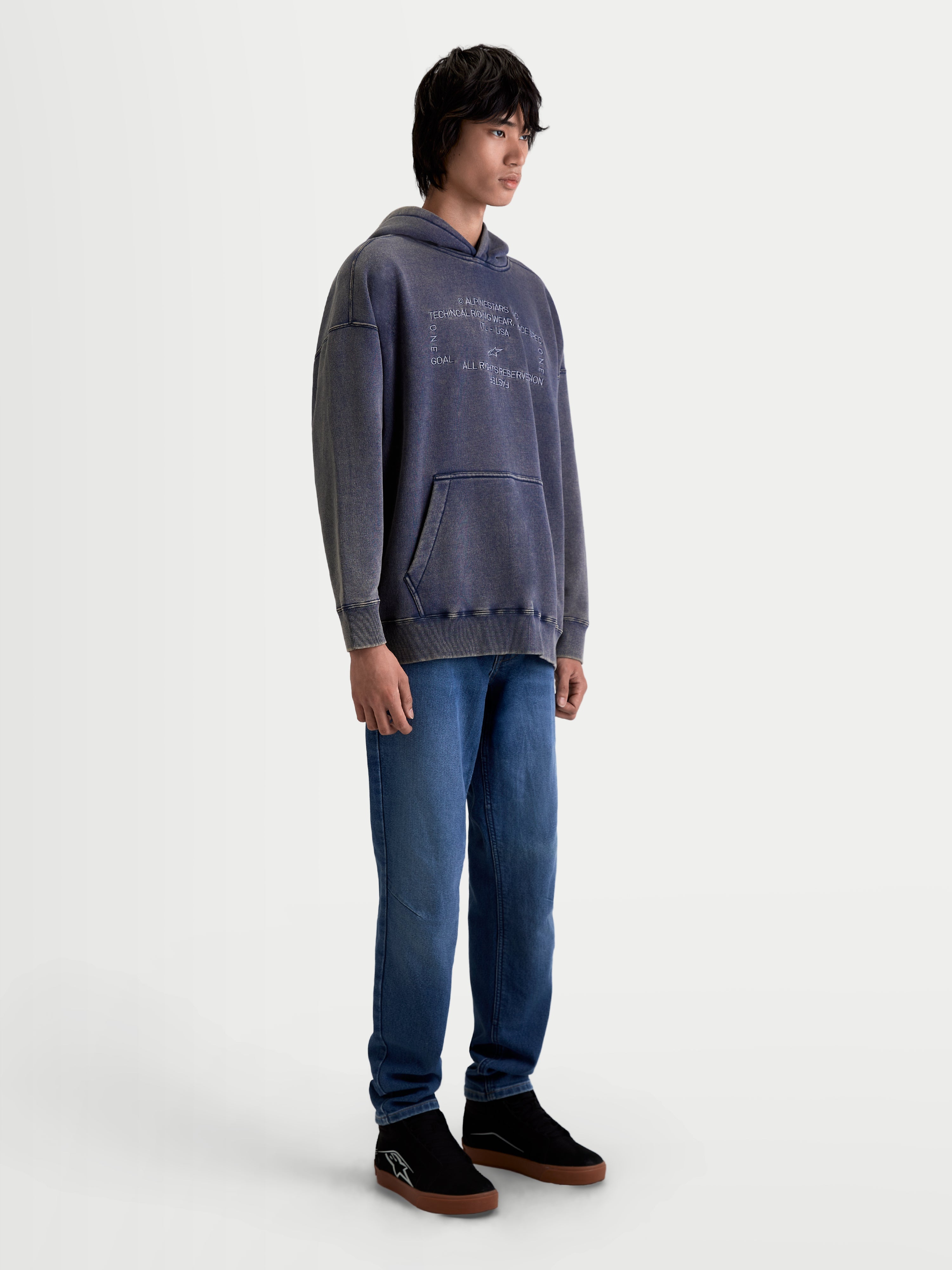 Infinite Washed Oversized Hoodie | Alpinestars®
