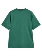 Alpinestars Infinity Oversized CSF Tee, green cotton-blend relaxed shirt, back view with sleeve bracket logo.