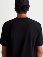 Alpinestars Cypress CSF Tee, Men's Short Sleeve Sportswear T-Shirt, Black, Rear View on Model, Casual Everyday Apparel, Premium Cotton-Poly Blend