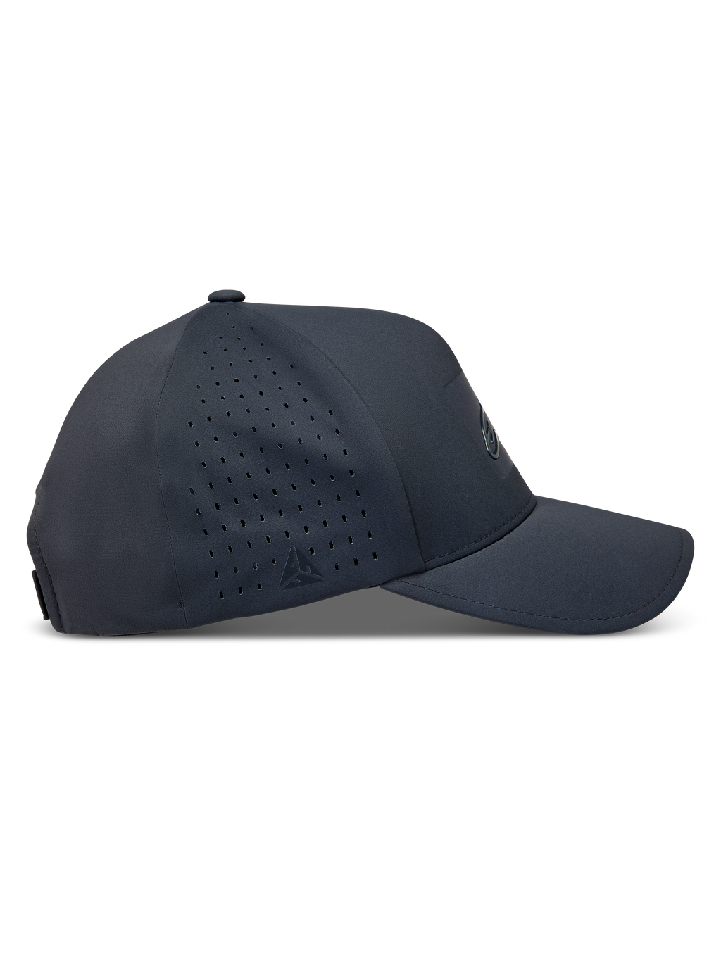 Alpinestars Algo Perf Adjustable Hat, Dark Grey tech fabric sportswear cap with side perforations and a curved bill.