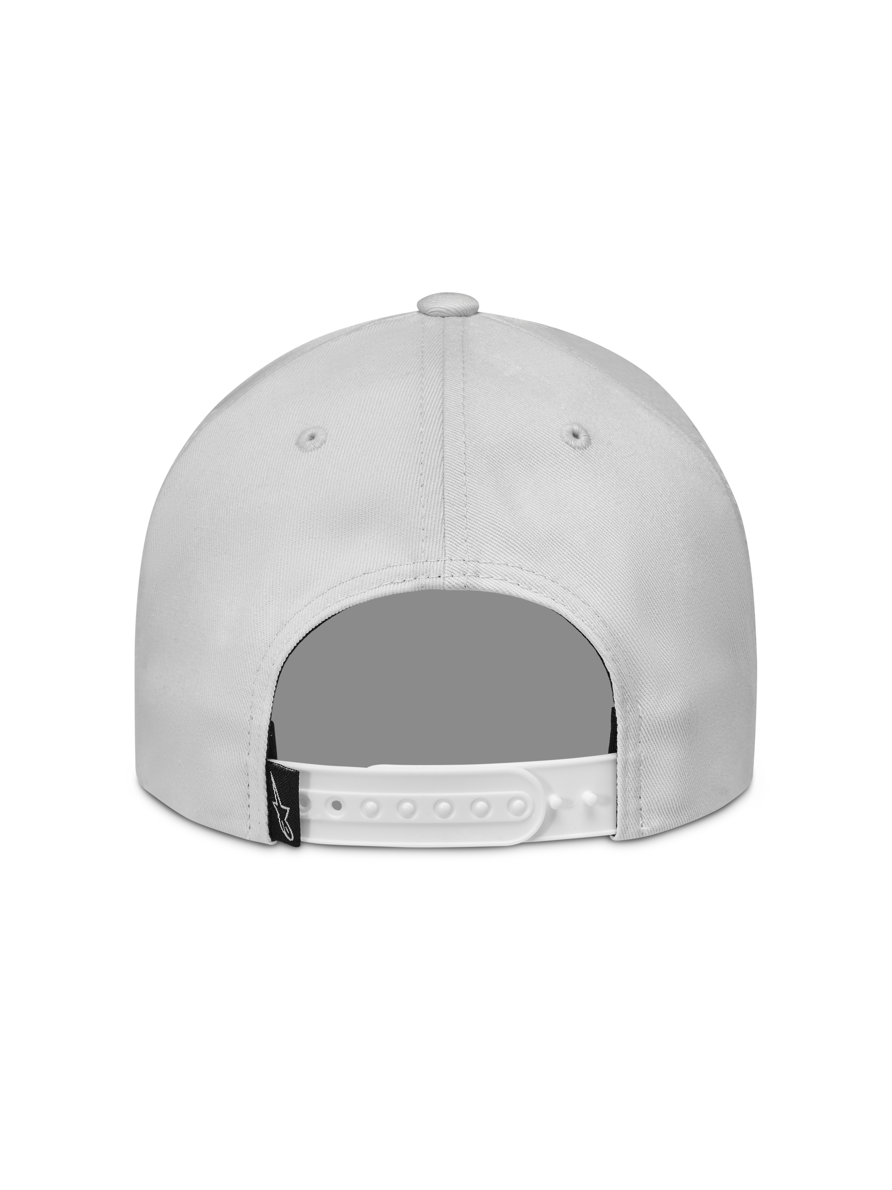 Alpinestars Combo Logo Snapback Hat, off-white sportswear cap with an adjustable snapback closure and twill crown.
