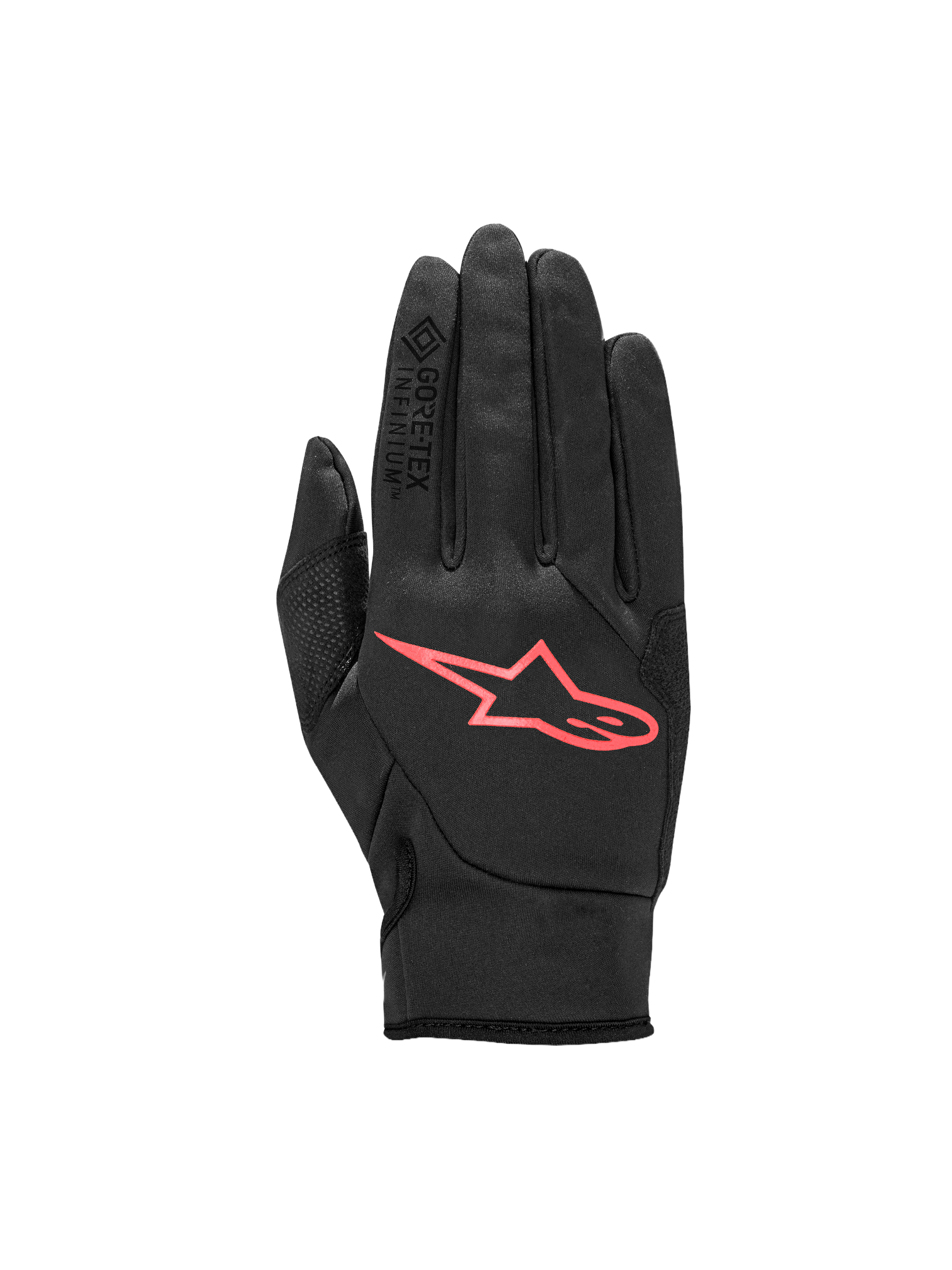 gore tex bicycle gloves L / Black/Coral