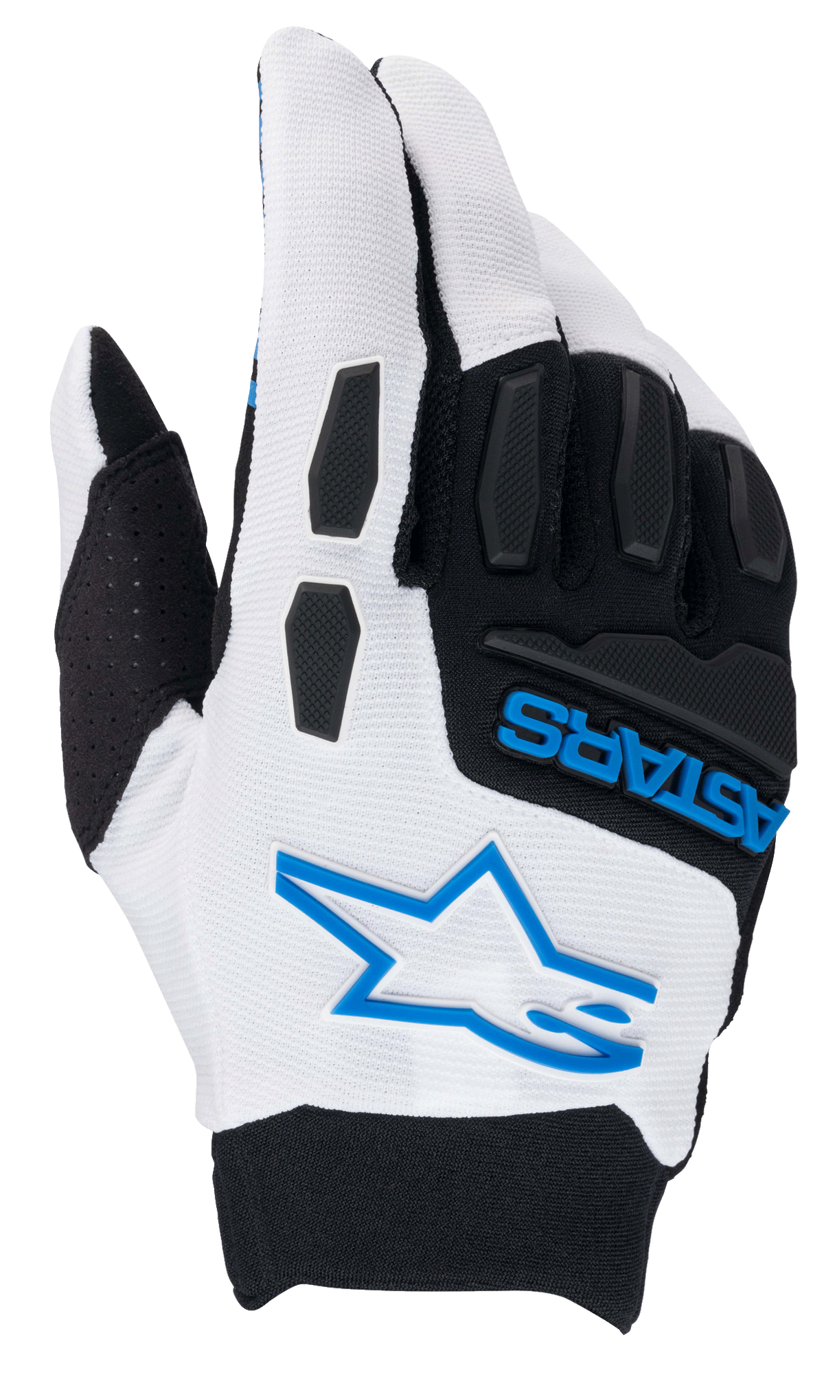 freeride handschuhe L / White/Bright Blue