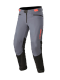 Alpinestars Nevada MTB Pants in Gun Metal and Black with Coral accents, featuring insulated soft shell for downhill cycling.
