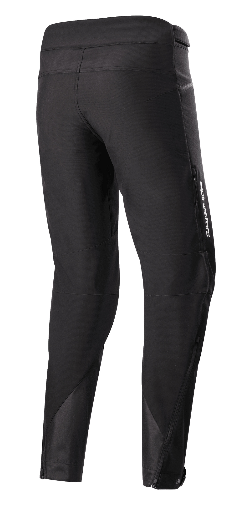 Alpinestars Nevada 2 Thermal Pants, MTB Cycling, Man, Black, Insulated Softshell, Windproof and Water-Repellent, Rear View.