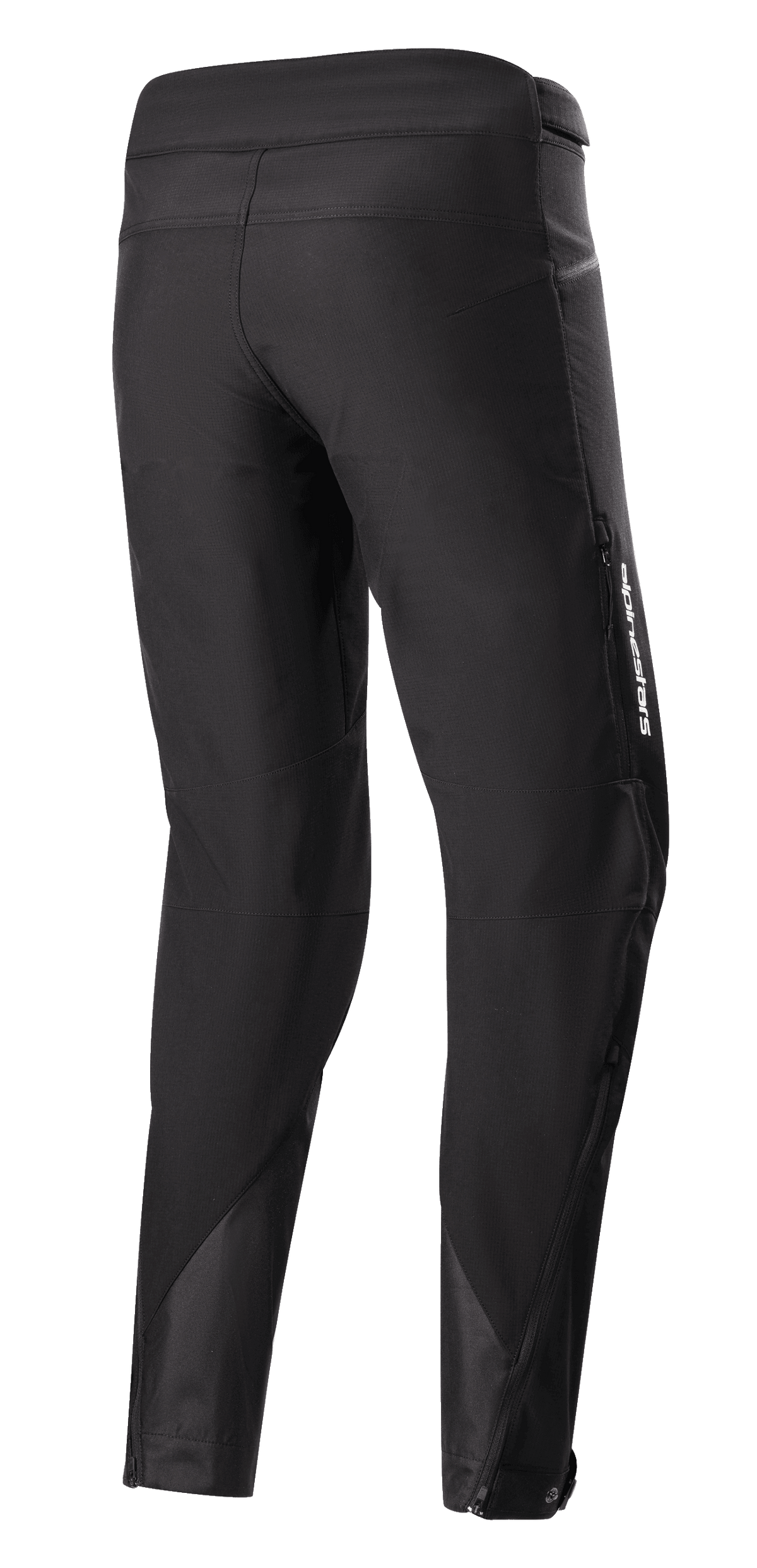 Alpinestars Nevada 2 Thermal Pants, MTB Cycling, Man, Black, Insulated Softshell, Windproof and Water-Repellent, Rear View.