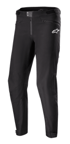 Alpinestars Nevada 2 Thermal Pants, Men's Black MTB Cycling Pants, Windproof Softshell with Microfleece Lining and White Logo