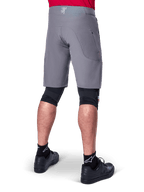 Alpinestars A-Aria Elite Shorts, Dark Gray MTB Cycling Shorts, Men's performance fit textile construction, rear view.