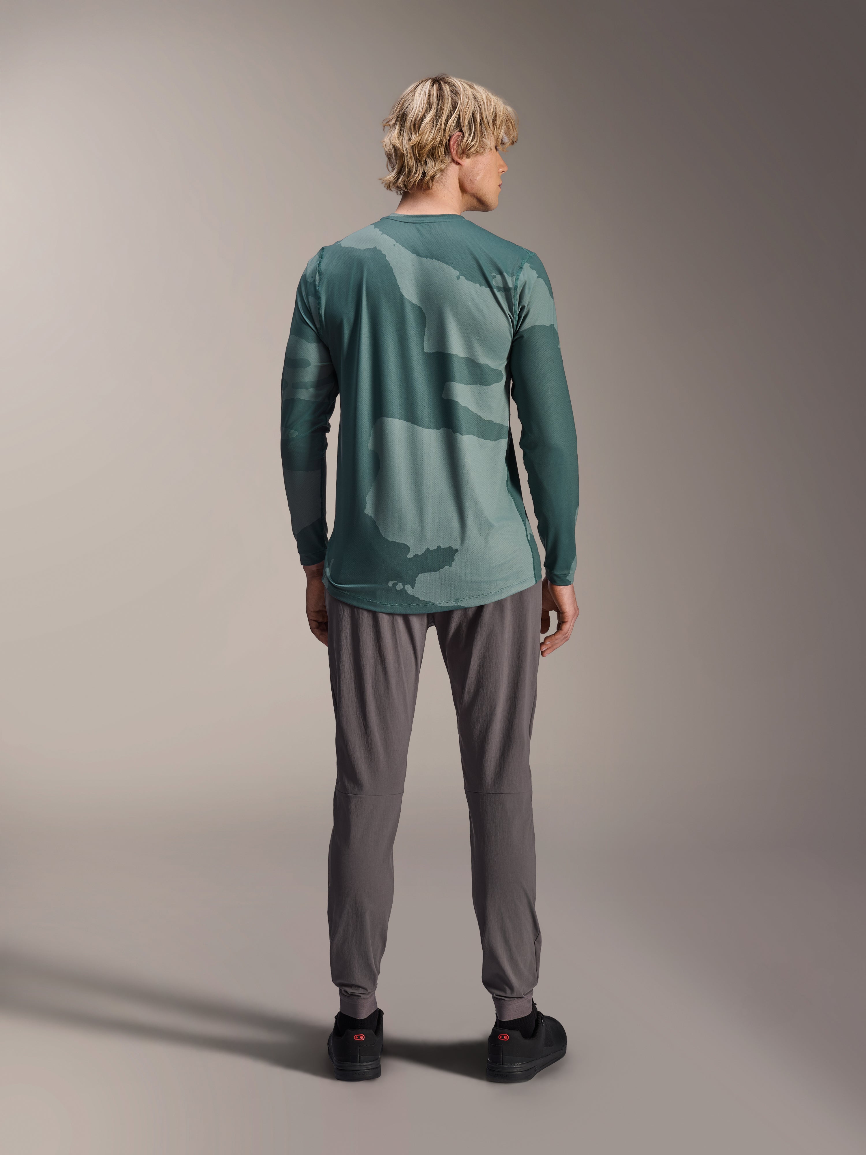 A-Dura Hollow Camo Jersey - Long Sleeve - Green MTB Jerseys