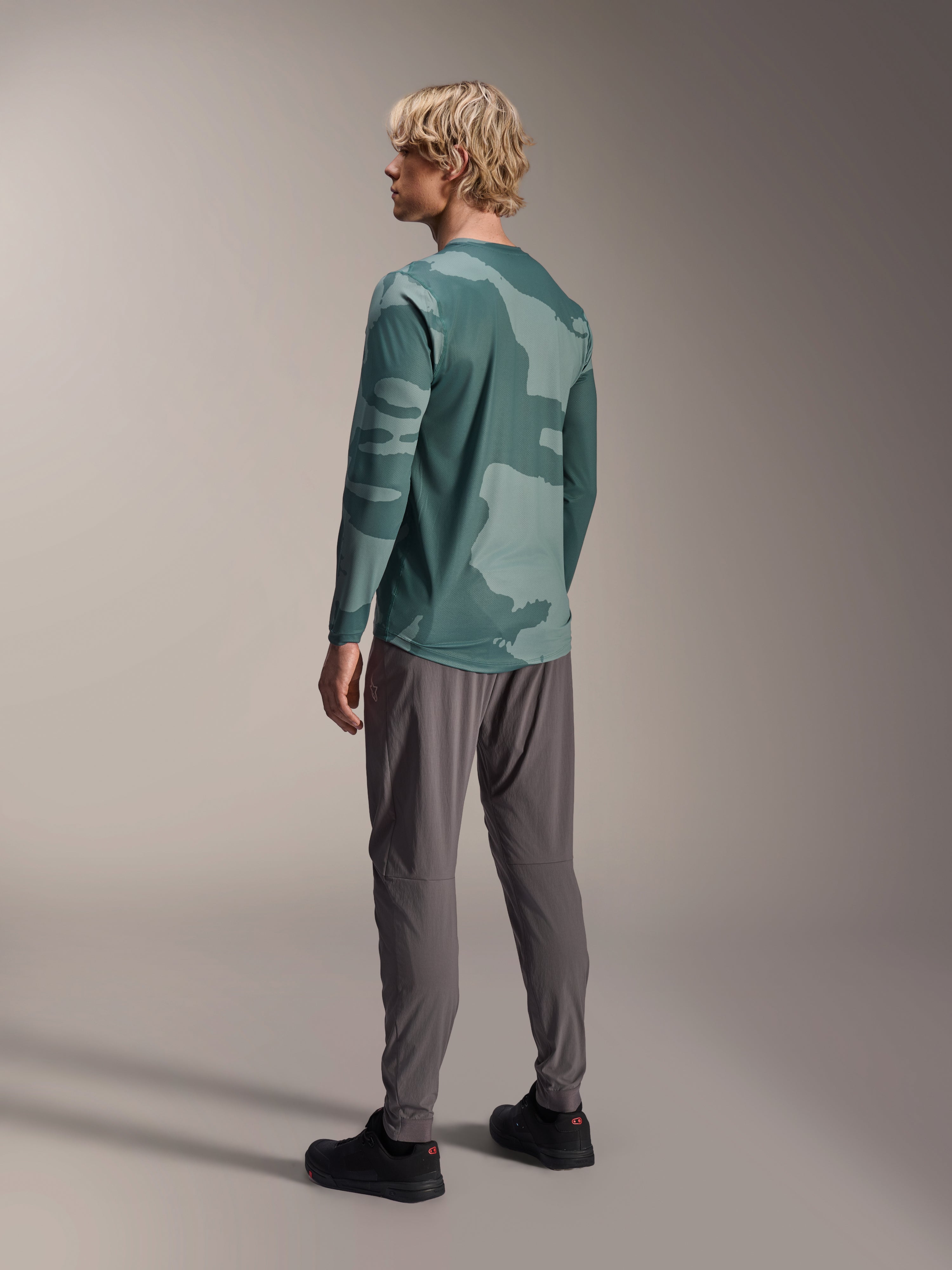 A-Dura Hollow Camo Jersey - Long Sleeve - Green MTB Jerseys