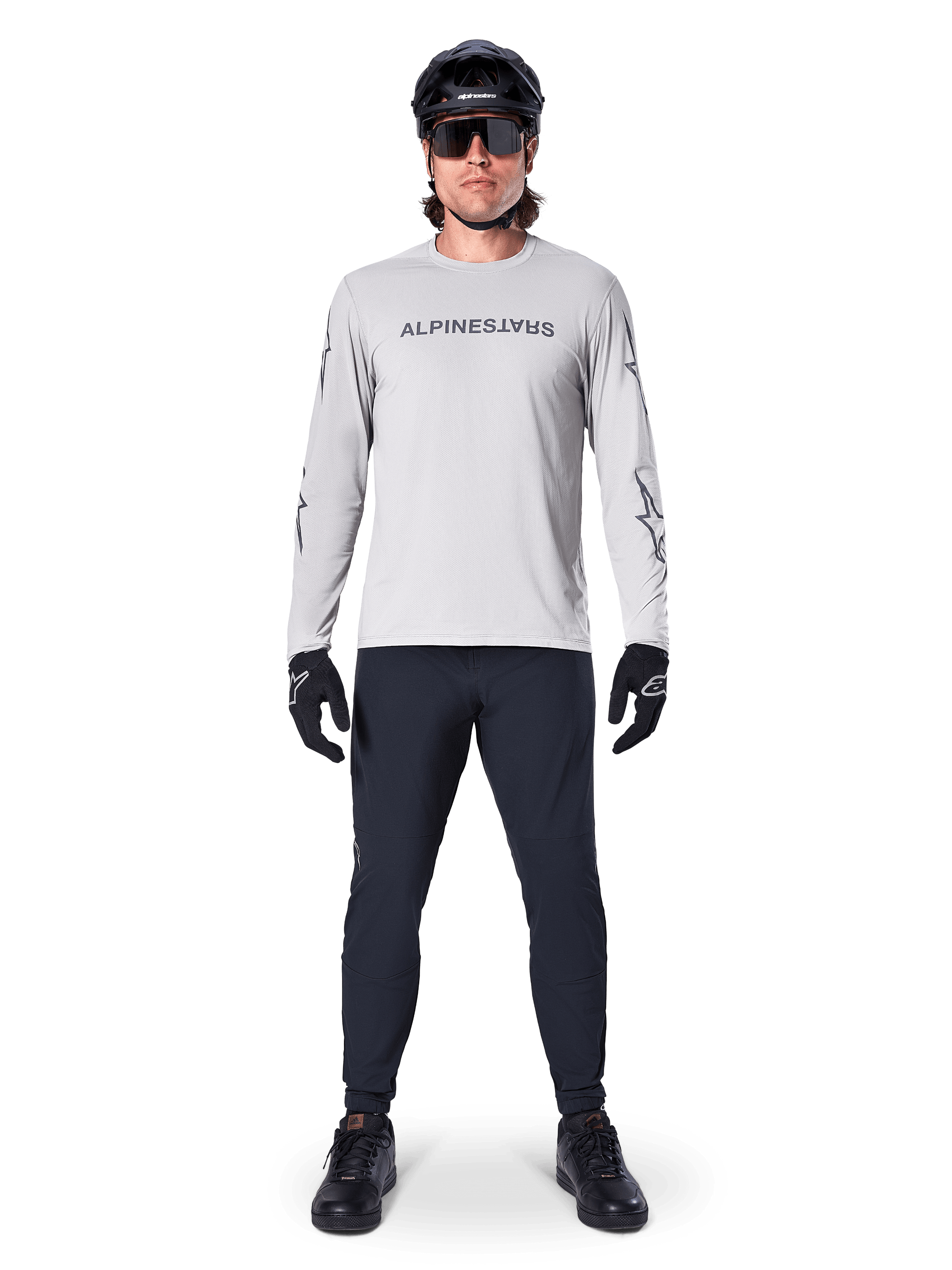 A-Dura Switch Jersey - Long Sleeve - GRAY MTB Jerseys