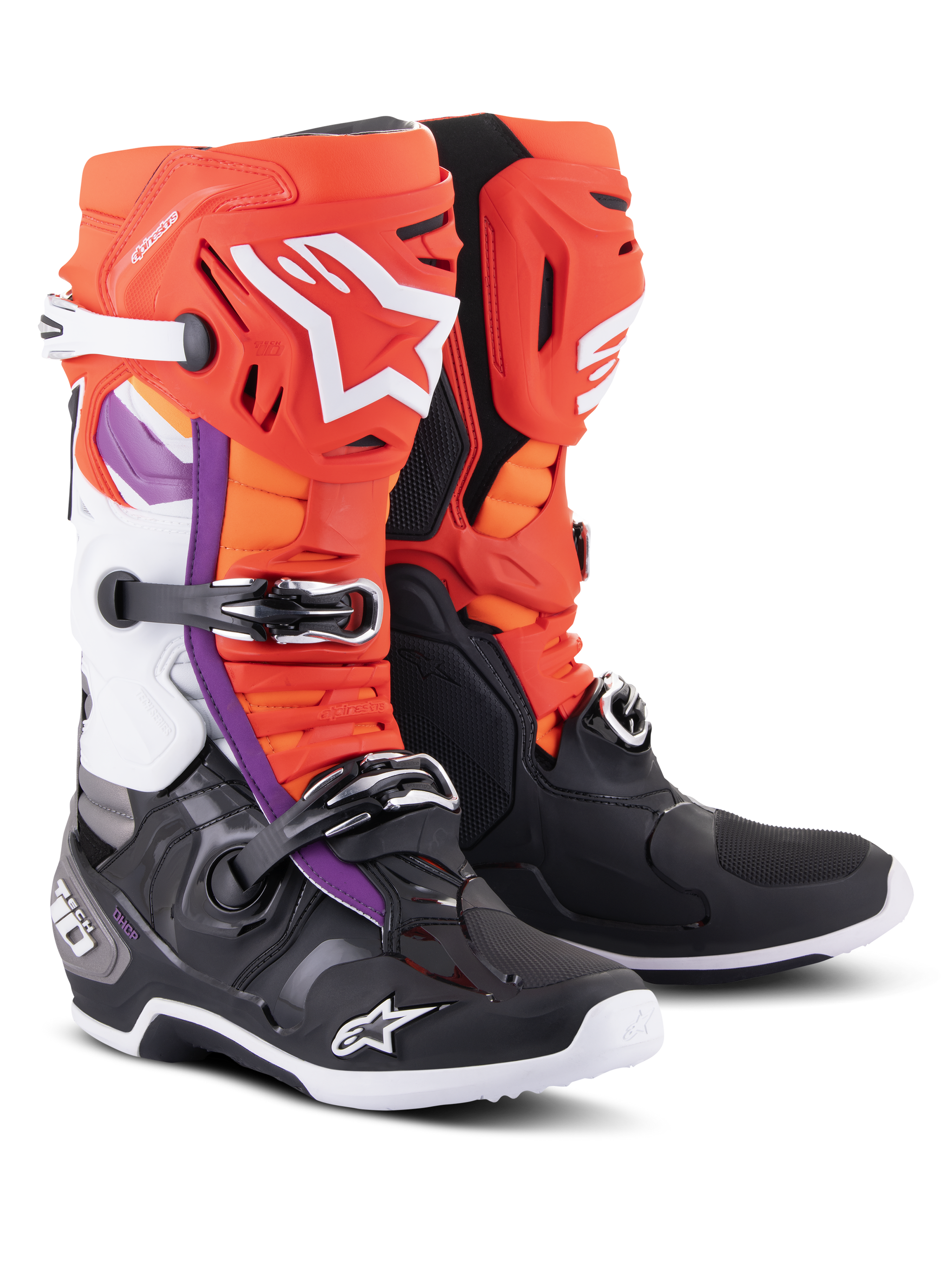 Tech 10 Boots - ORANGE MOTOCROSS Boots Tech 10 Boots - ORANGE MOTOCROSS Boots