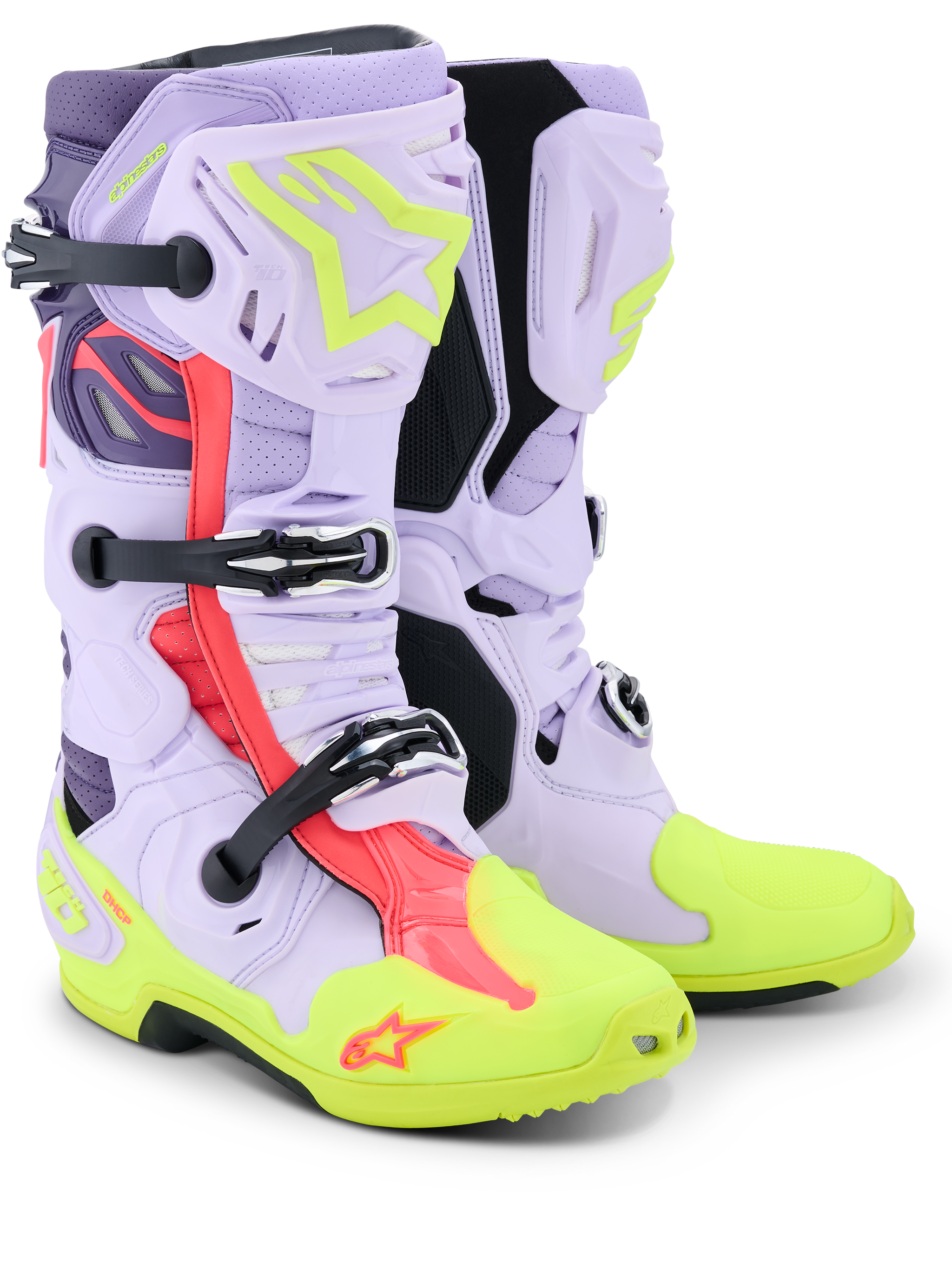 Tech 10 Supervented Boots - Purple MOTOCROSS Boots