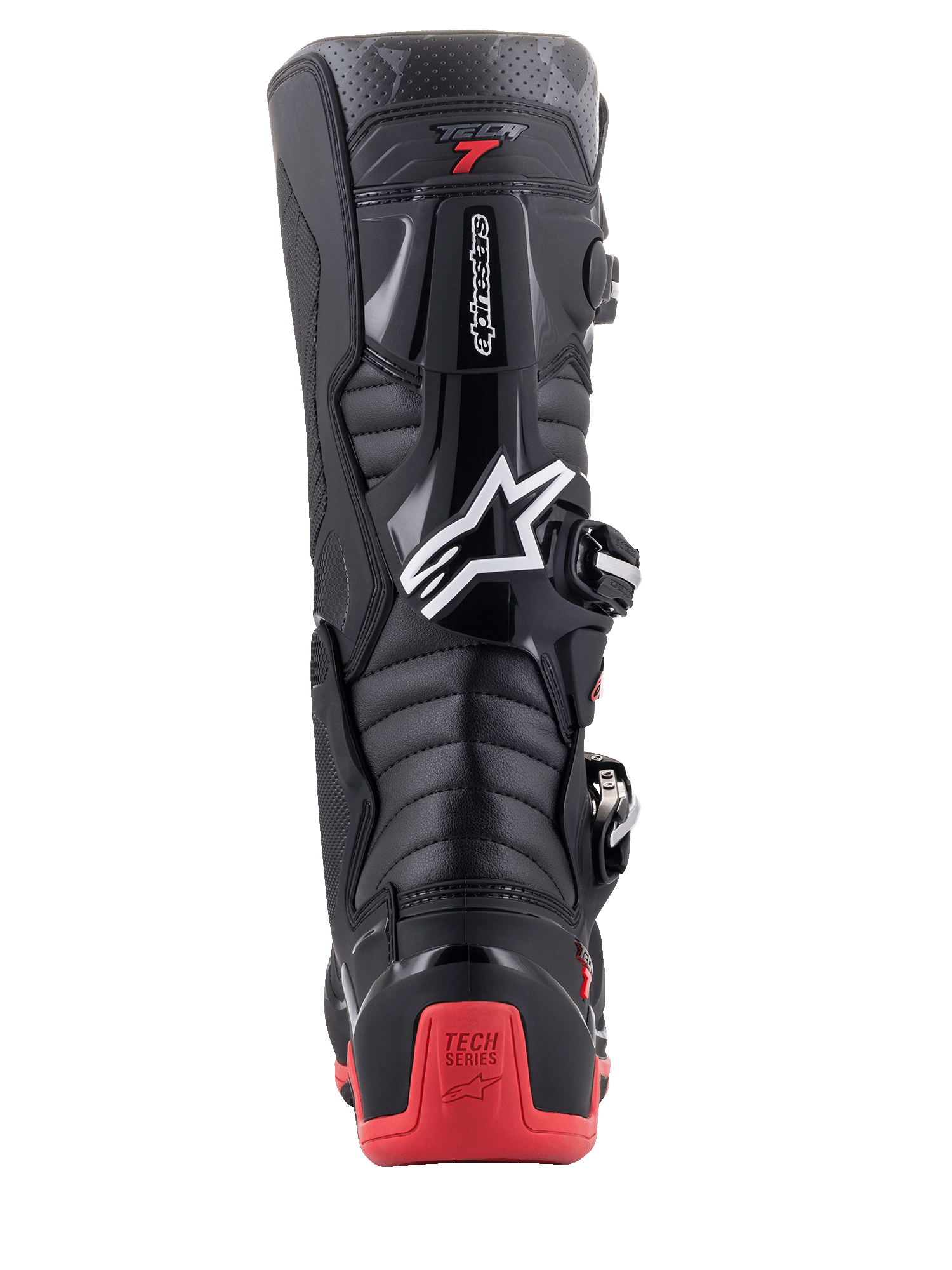 Alpinestars Tech 7 Boots Black Cool Grey Red 8