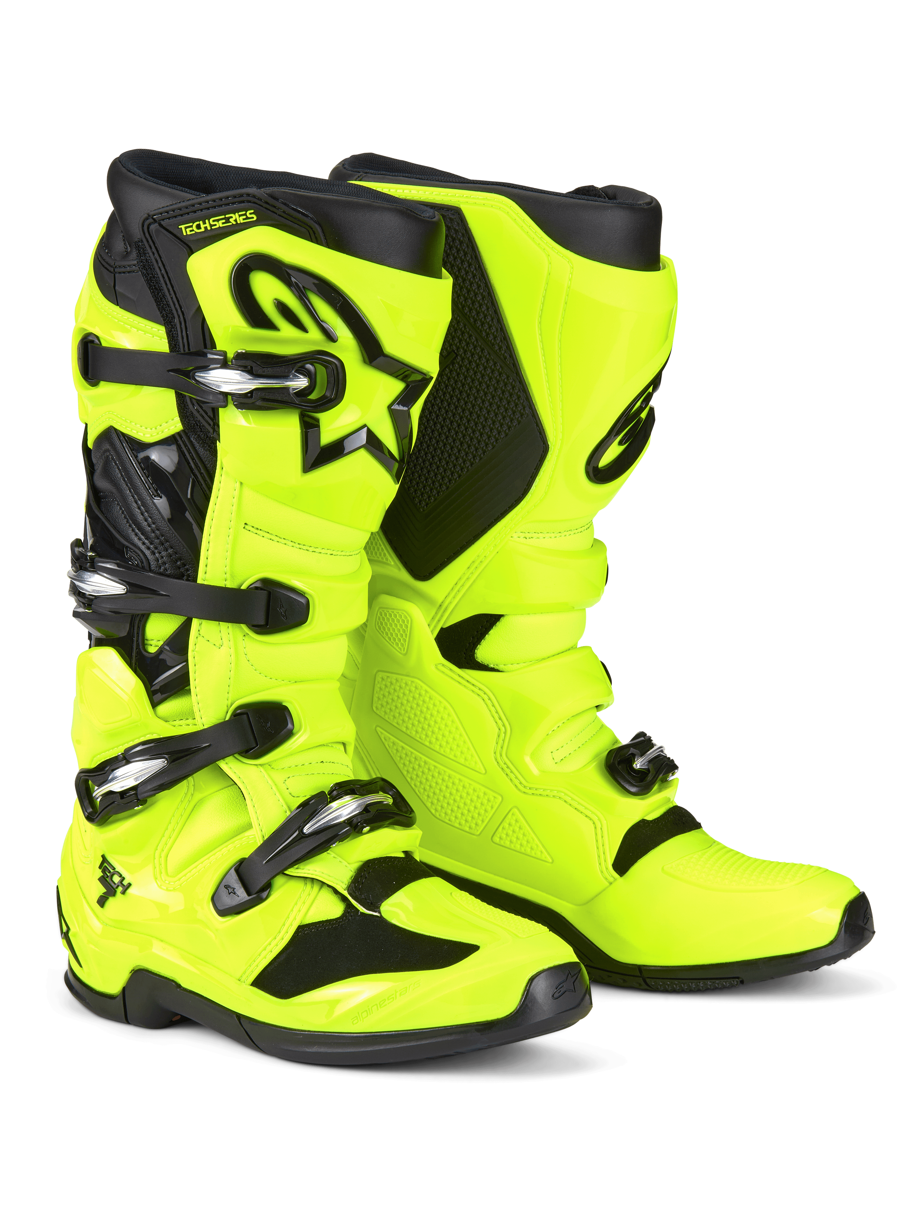Alpinestars モトクロスブーツ 黒/黄 中古 サイズ9 Tech 7 - MX Boots Alpinestars モトクロスブーツ 黒/黄 中古 サイズ9 Tech 7 - MX Boots
