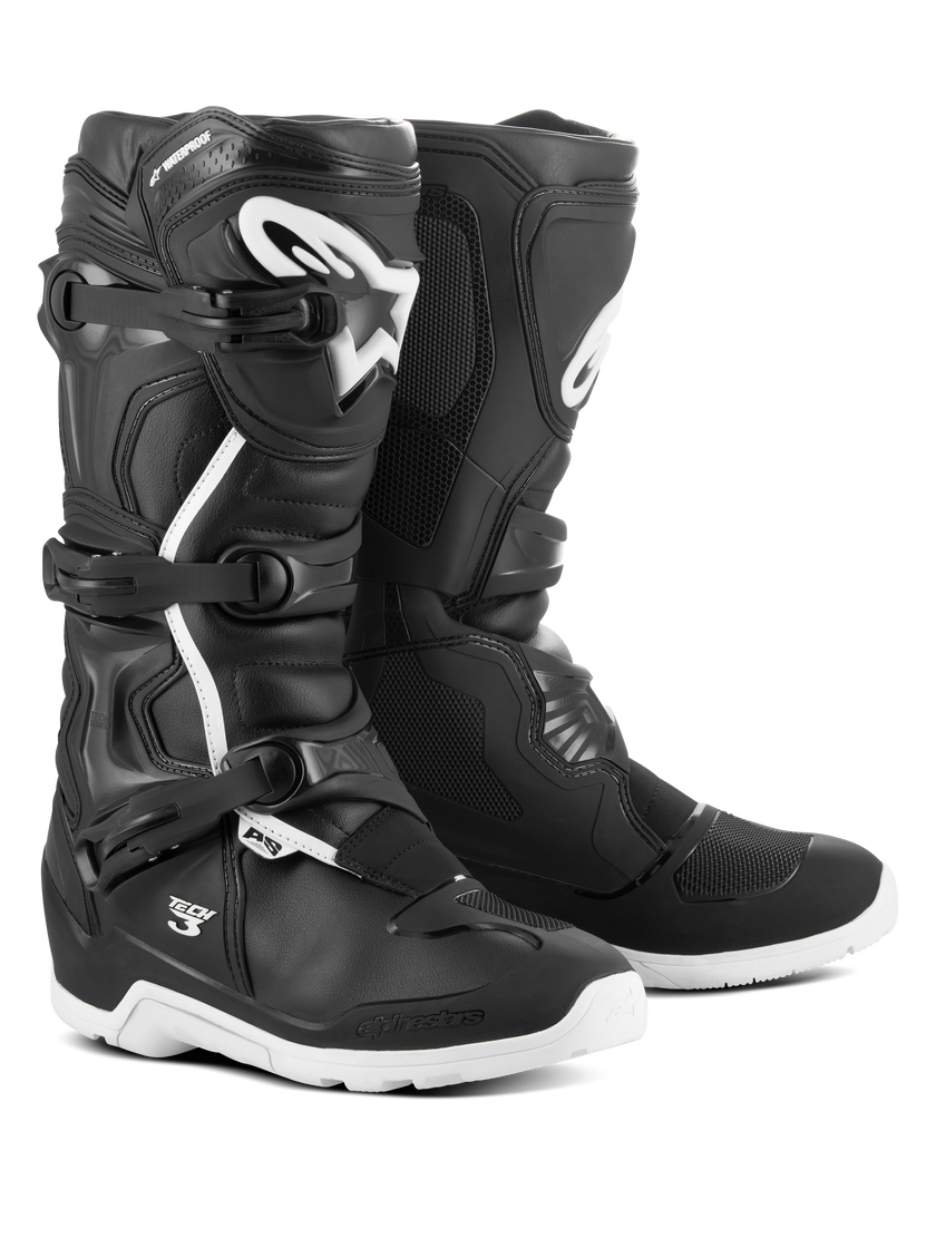 アルパインスターズTech 3バイクブーツ 黒/白　サイズ9 Alpinestars Tech 3 Enduro Waterproof Boots Black/White Size 9 | eBay