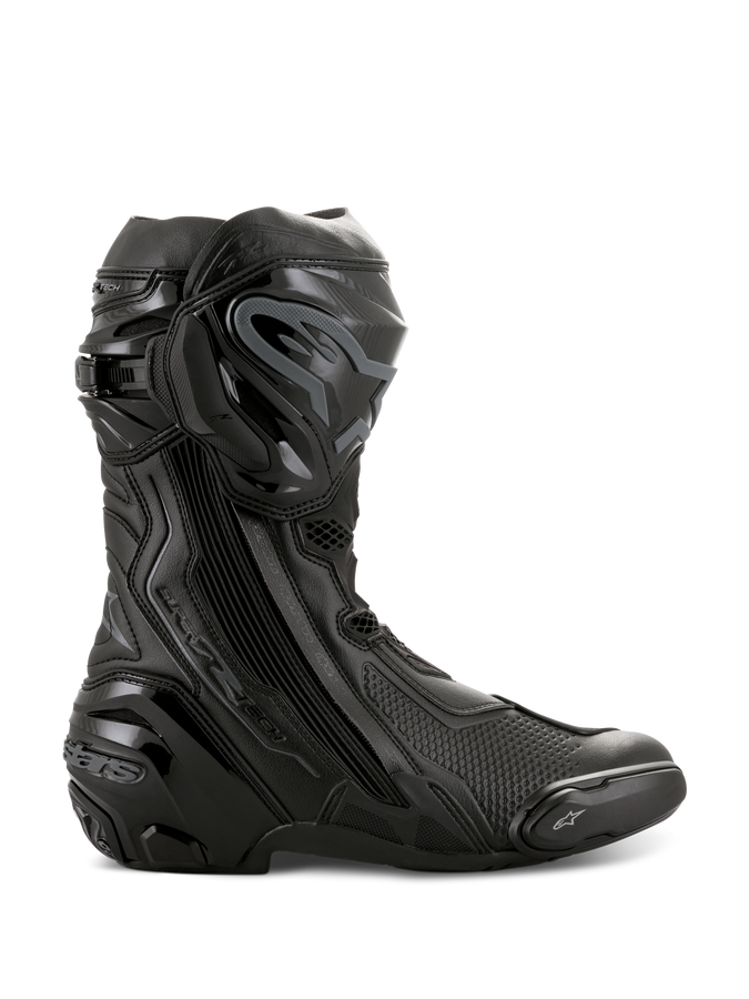 Racing Alpine Boots Checkered Pattern