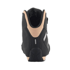 Alpinestars Stella Sektor Shoes, Black and Champagne women's motorcycle shoes with reflective heel and padded collar.
