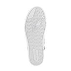 Alpinestars Stated Shoes, White and Gray urban motorcycle footwear with a grippy herringbone vulcanized sole.