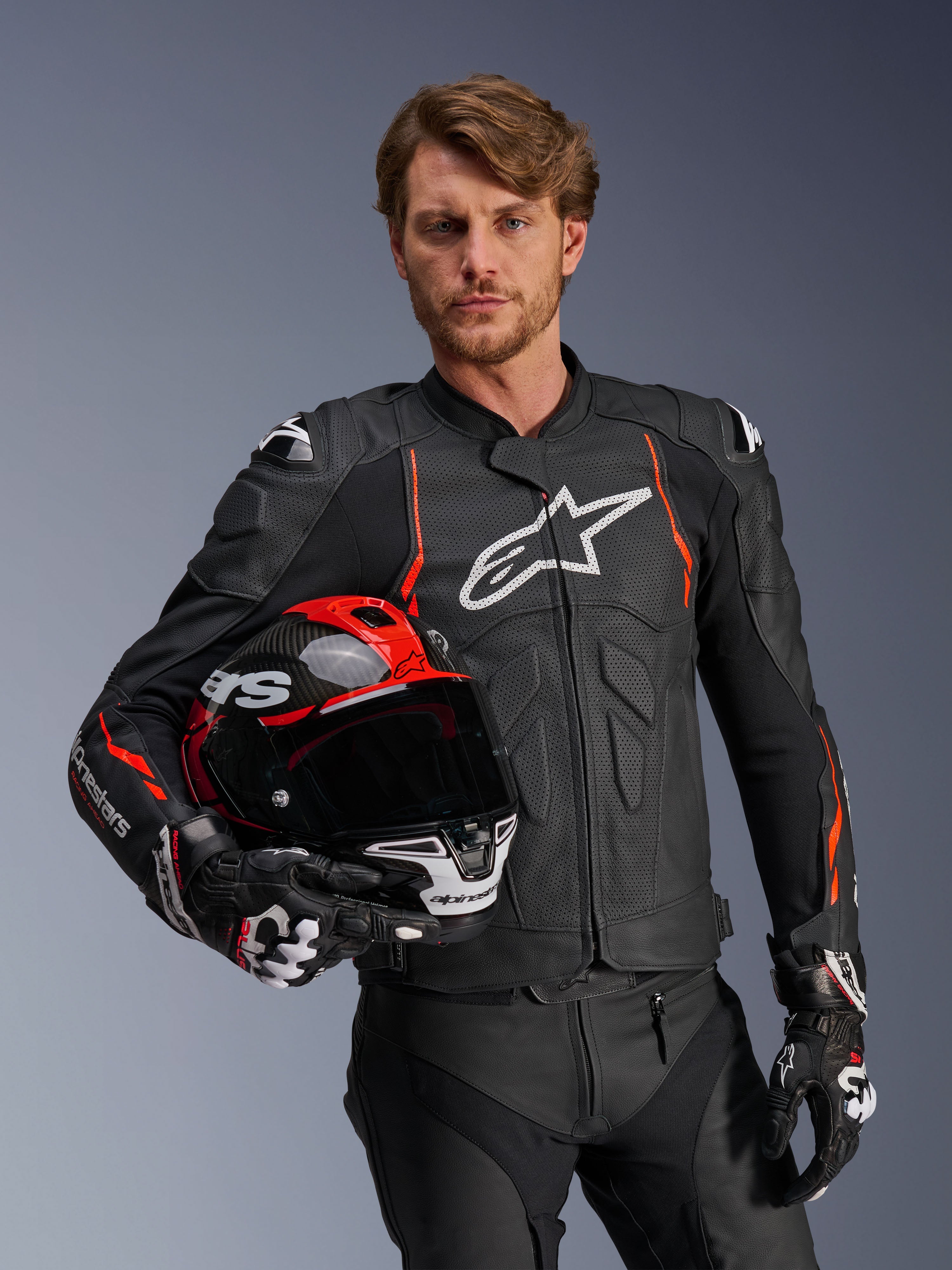 alpine starsレザージャケット Dusk - Motorcycle Jacket | Alpinestars®