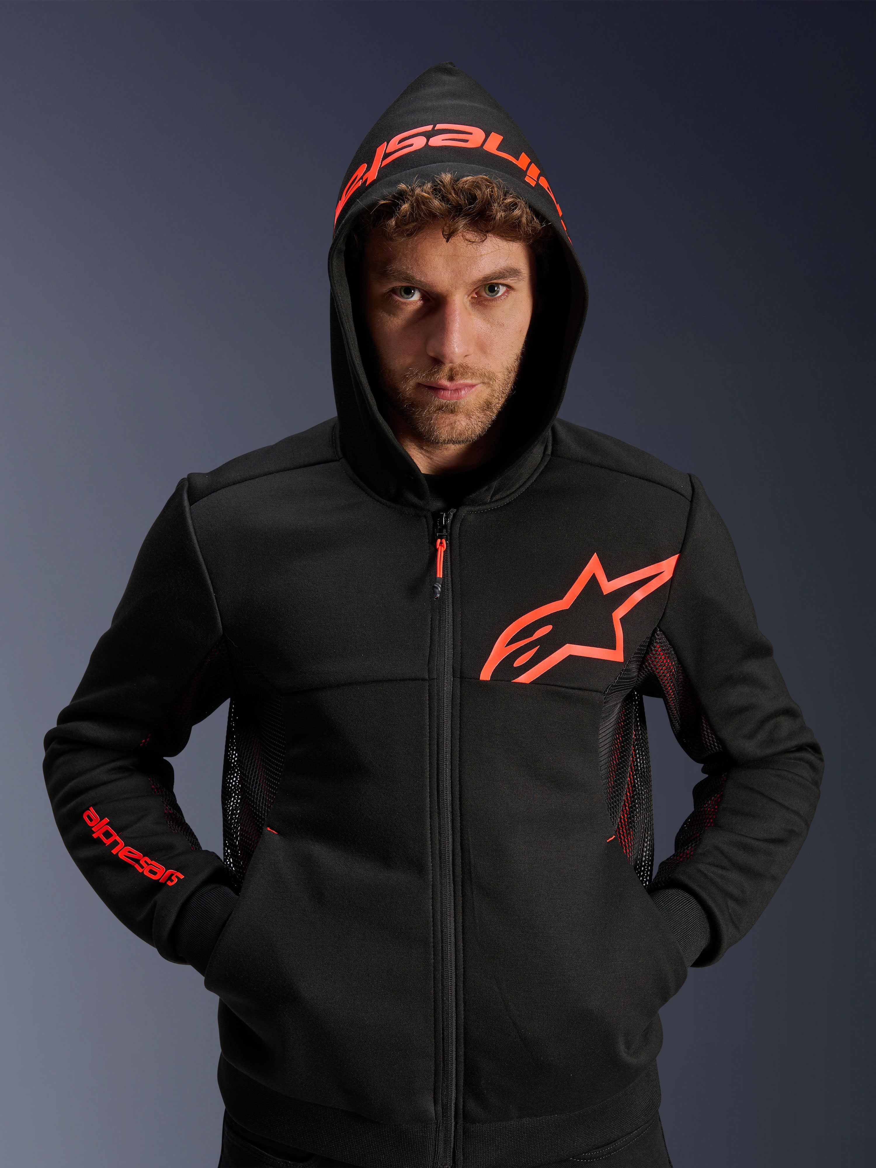 Chrome Air Sport Hoodie - Motorcycle Hoodie | Alpinestars®