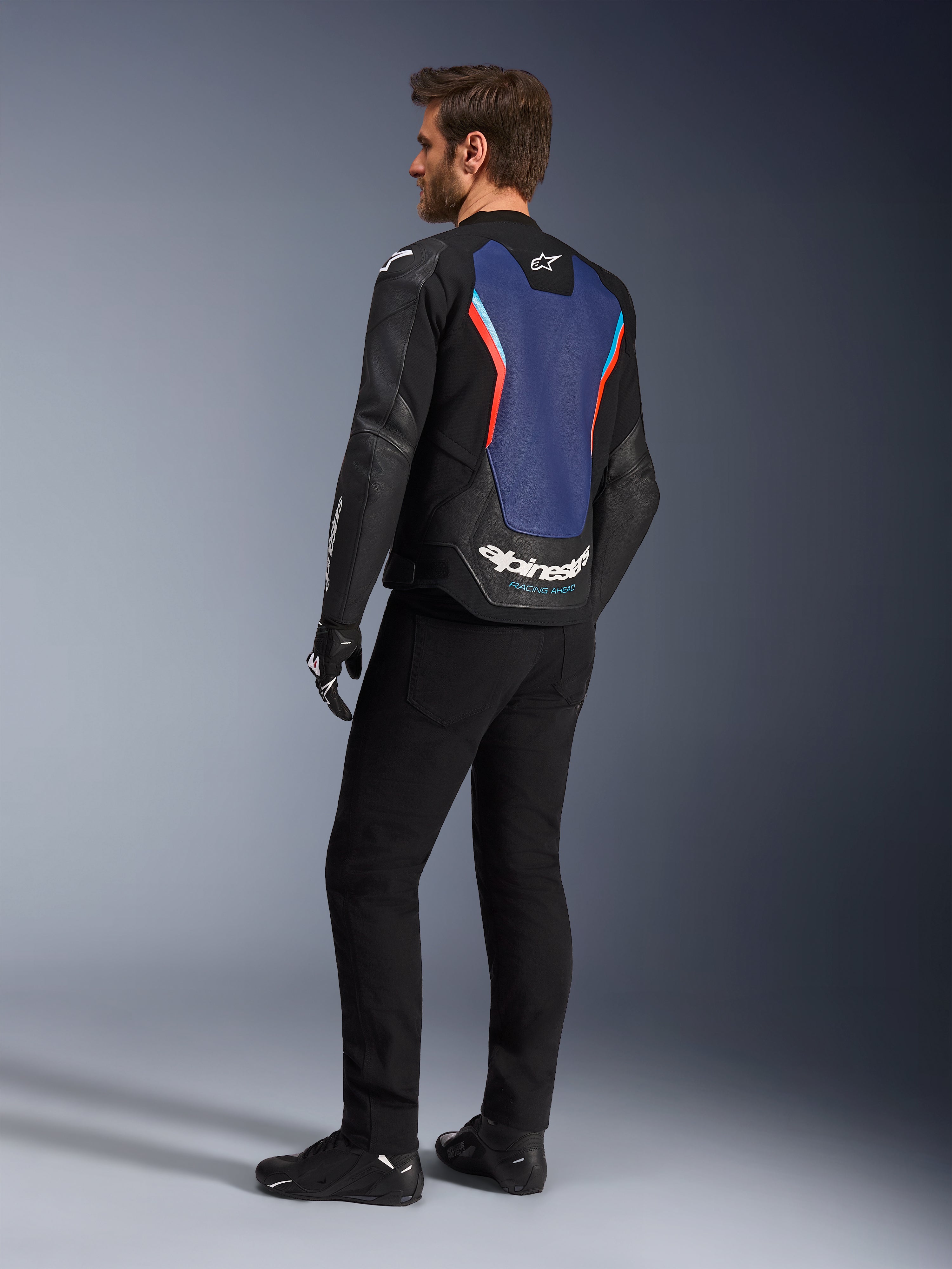 GP Force V2 Leather Jacket | Alpinestars