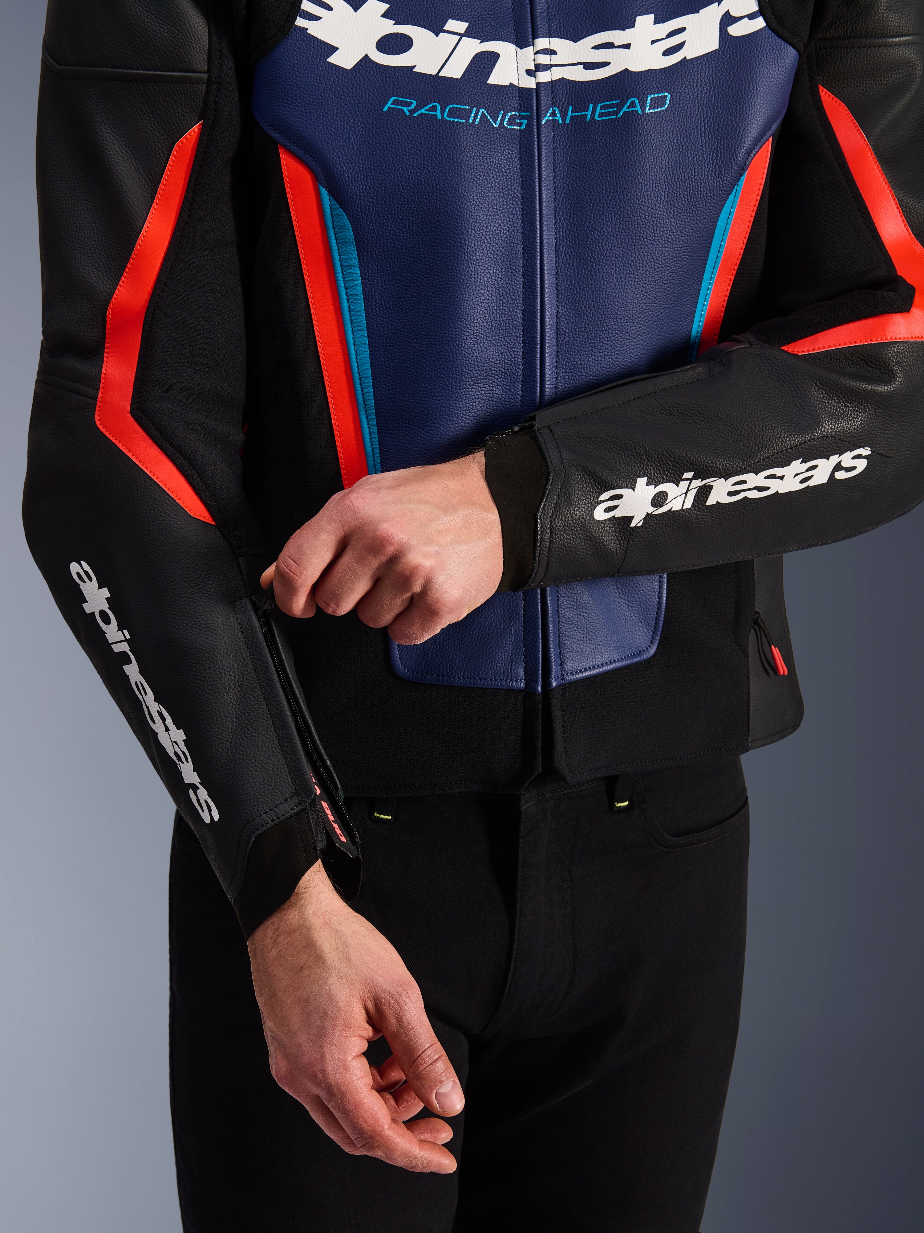 GP Force V2 Leather Jacket | Alpinestars