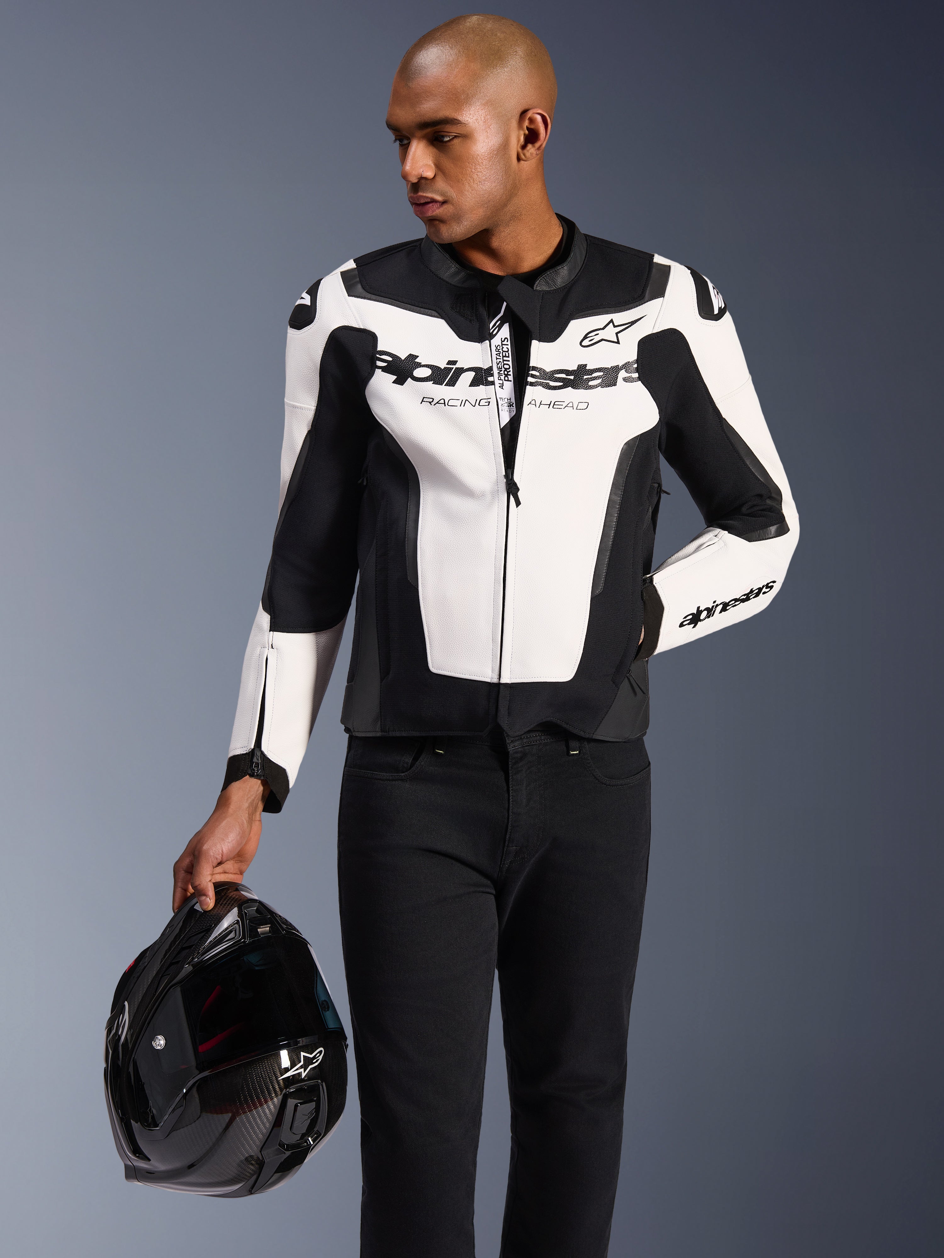 GP Force V2 Leather Jacket | Alpinestars