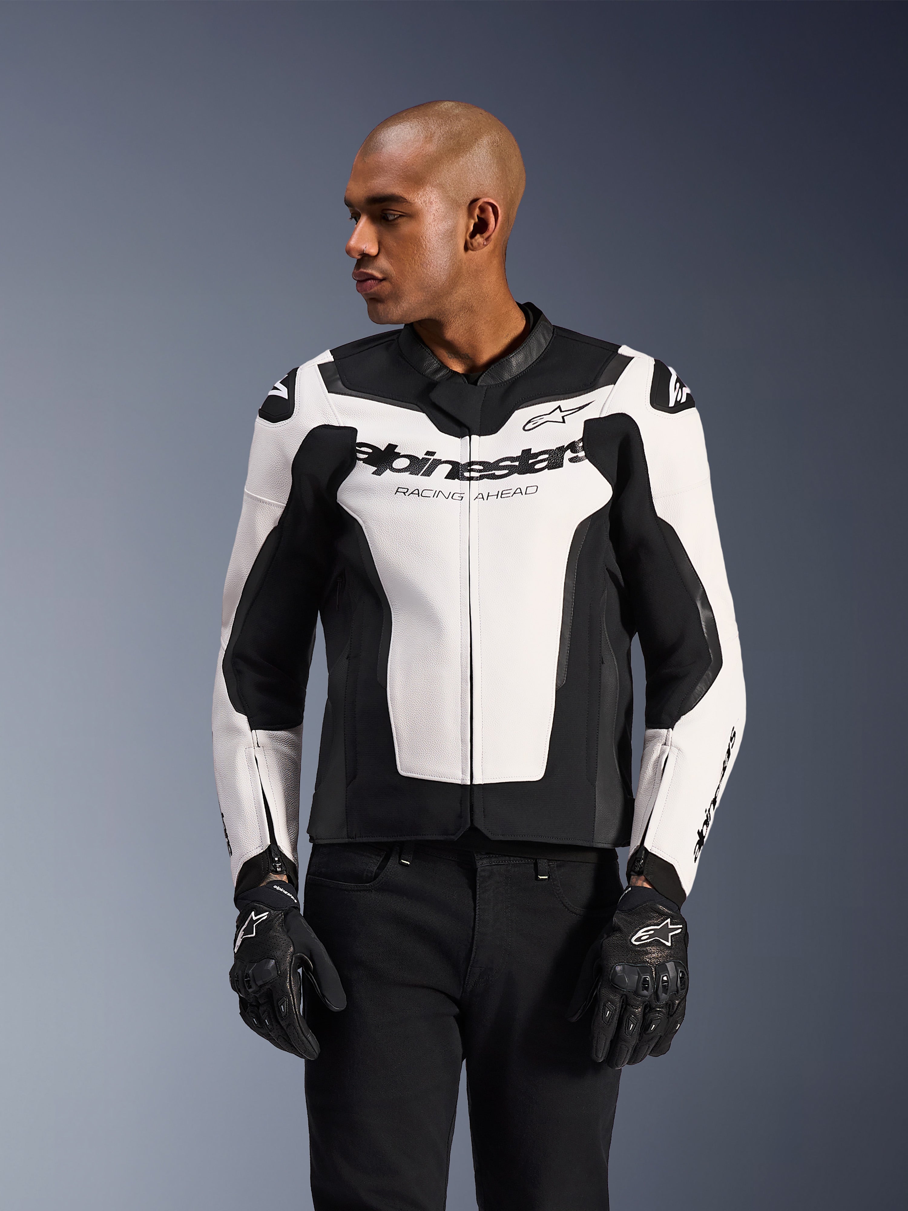 GP Force V2 Leather Jacket | Alpinestars